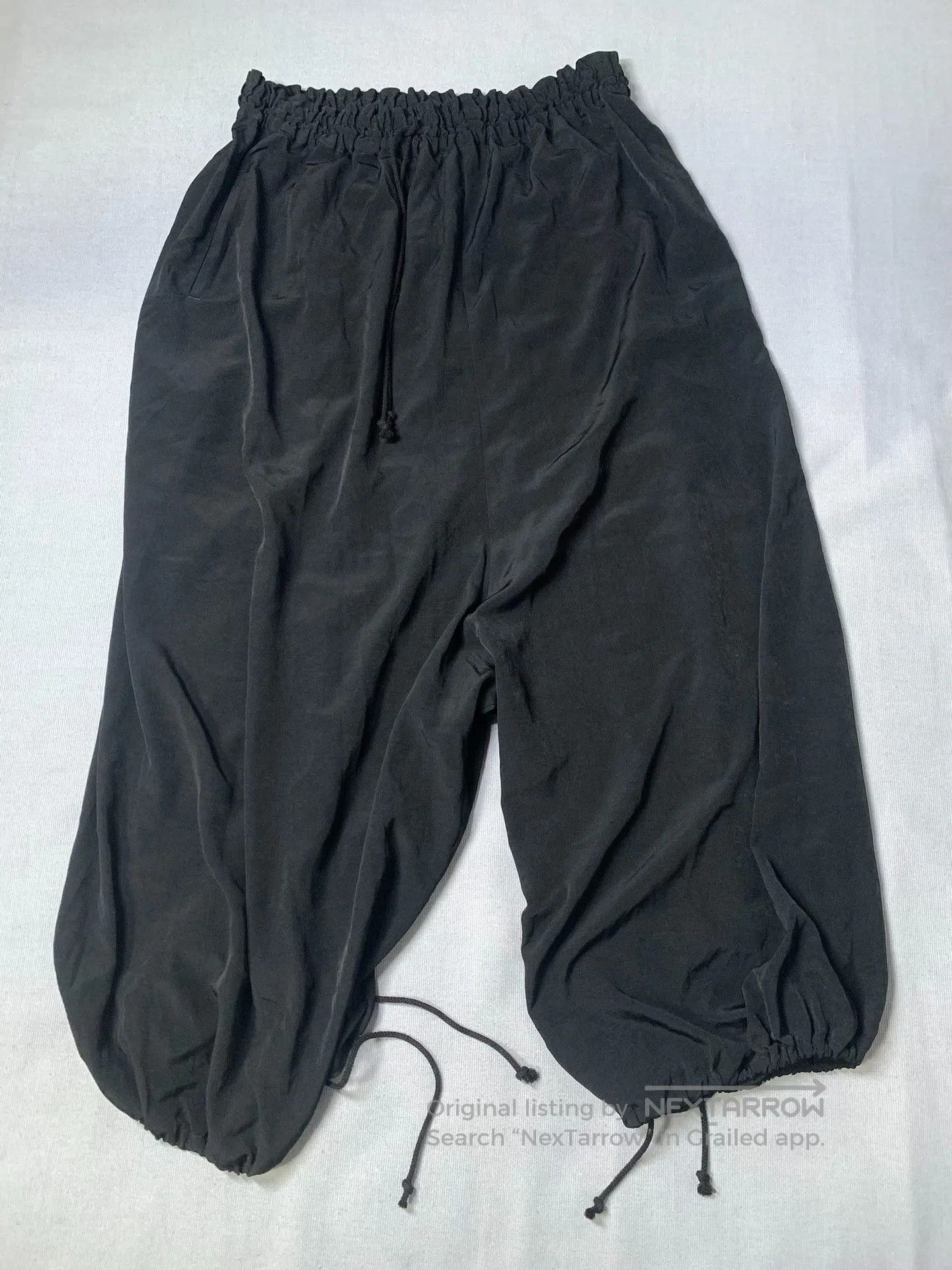 Y's Yohji Yamamoto 22SS Triacetate Harem Pants. Size 28" / US 6 / IT 42 - 2 Thumbnail