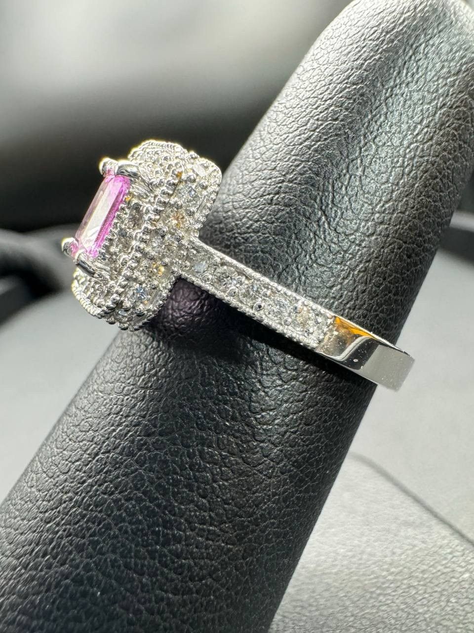 Other EFFY PINK SAPPHIRE & DIAMOND RING 14K WHITE GOLD LADIES Sz 7 Size ONE SIZE - 9 Thumbnail