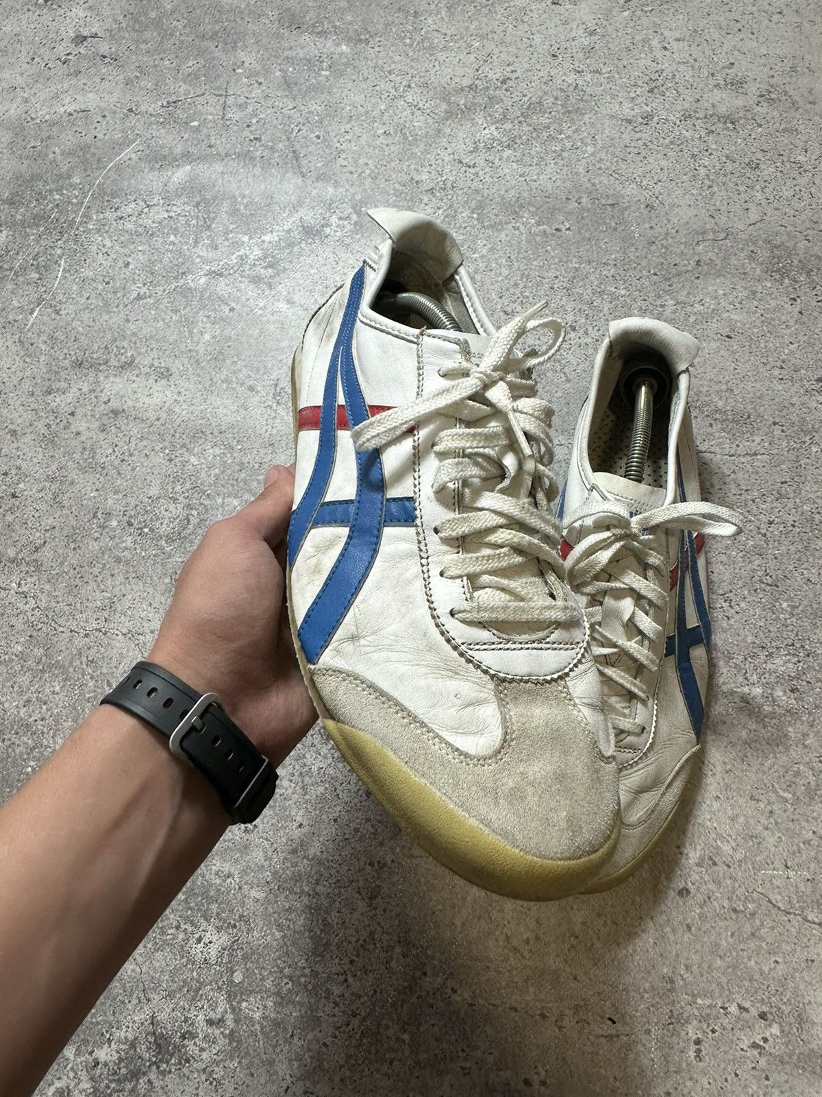 Asics Asics Onitsuka Tiger Vintage Leather Shoes Size US 14 / EU 47 - 3 Thumbnail