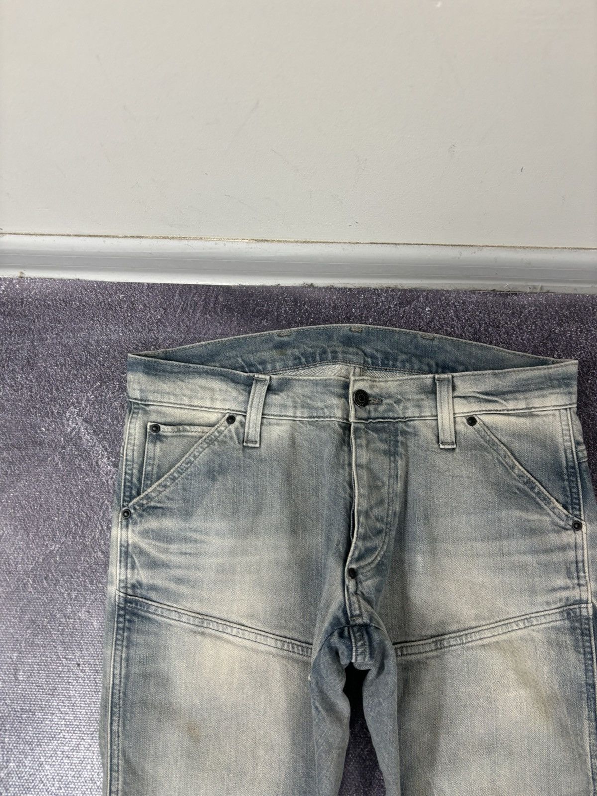 G-Star Vintage G-Star Raw 3D Slim Faded Avant Garde Denim Jeans Size US 33 - 5 Thumbnail