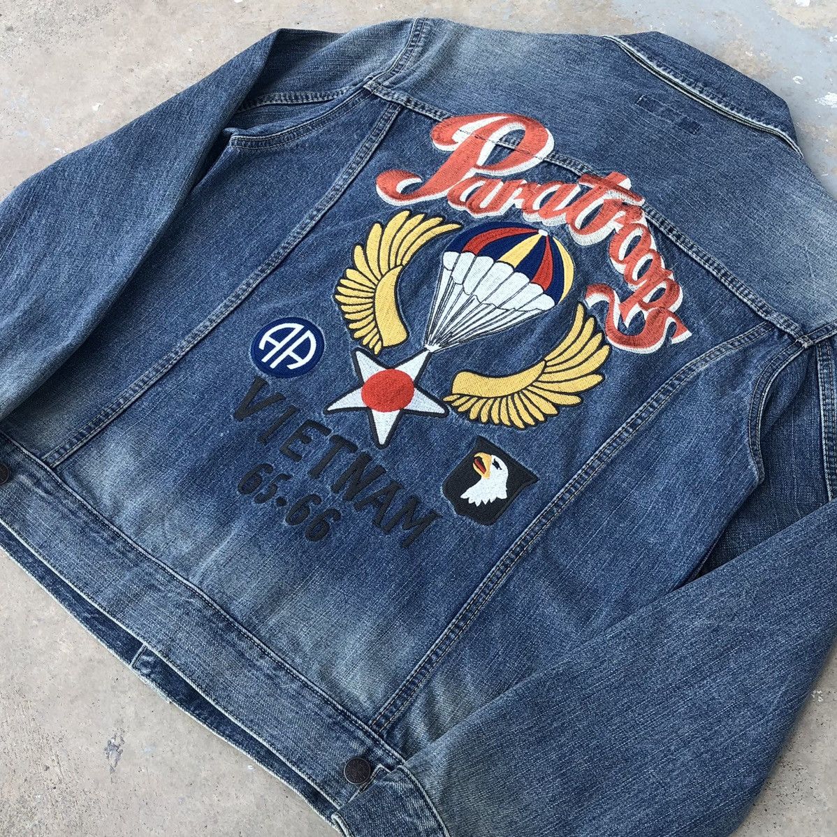 Avirex AVIREX Type Blue Denim Souvenir Jacket Size US L / EU 52-54 / 3 - 4 Thumbnail