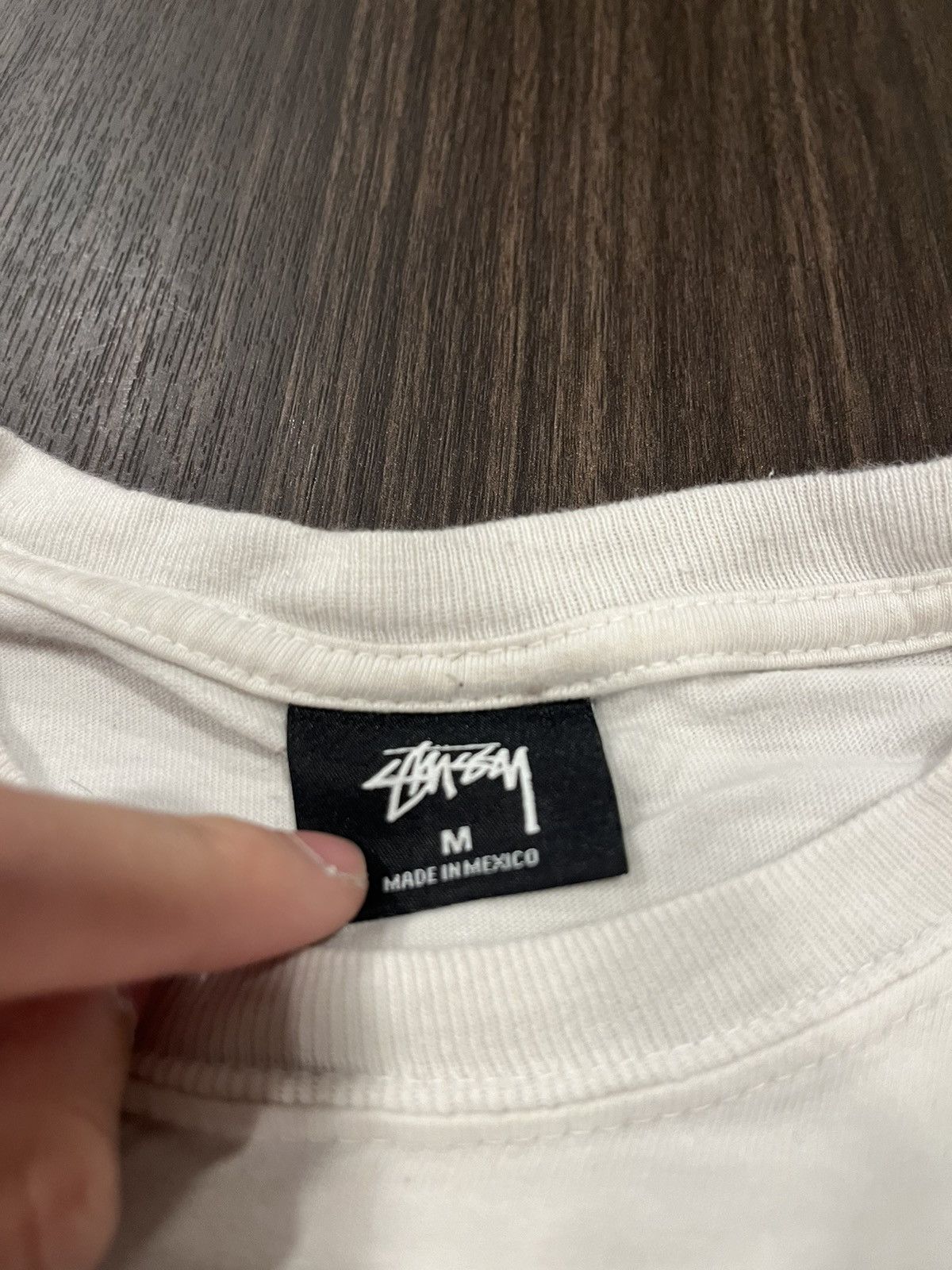 Stussy RARE Stussy Amsterdam Chapter Tee, Medium, White, Used Size US M / EU 48-50 / 2 - 6 Thumbnail