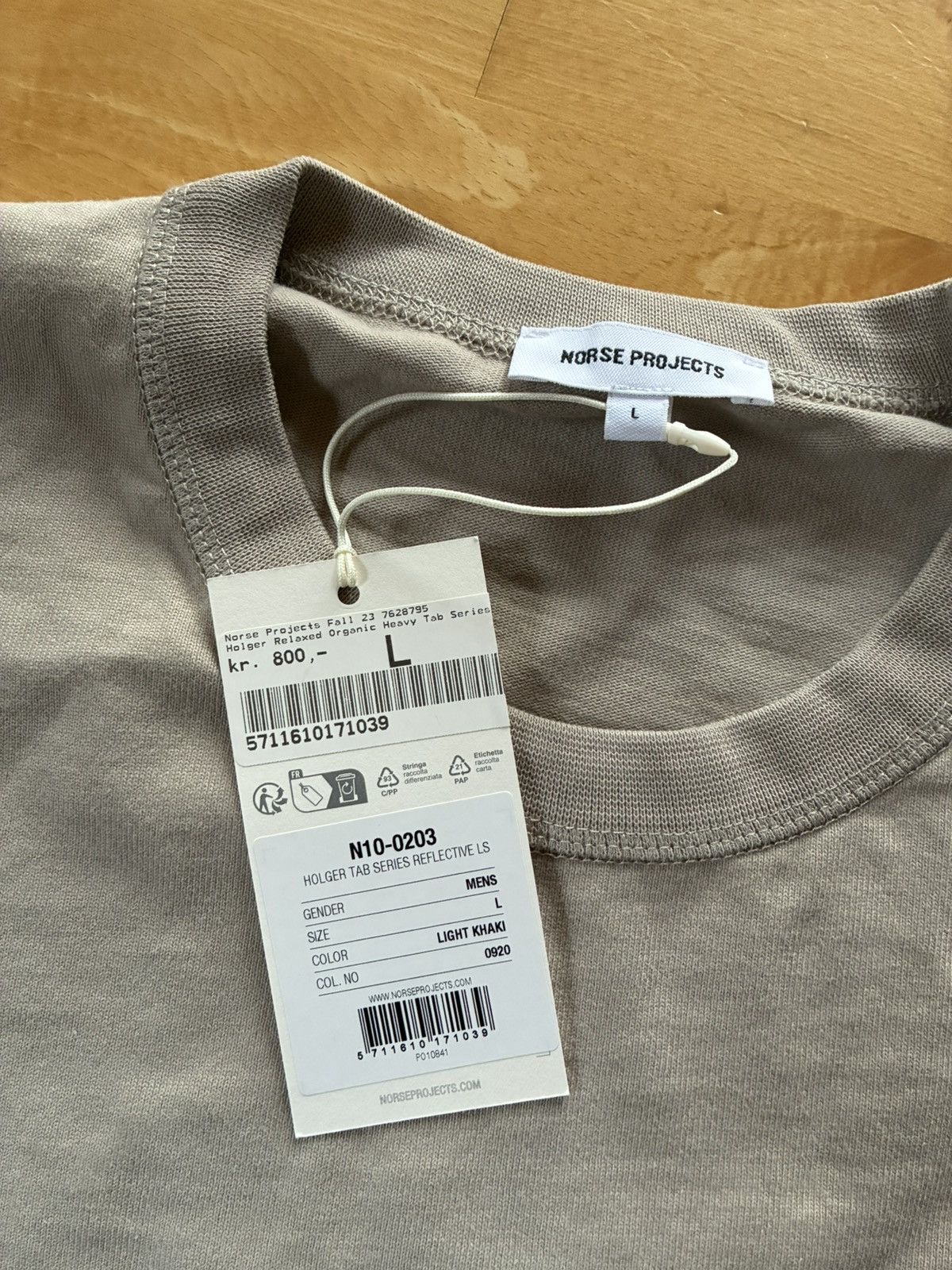 Norse Projects Holger ls tee Size US L / EU 52-54 / 3 - 2 Thumbnail