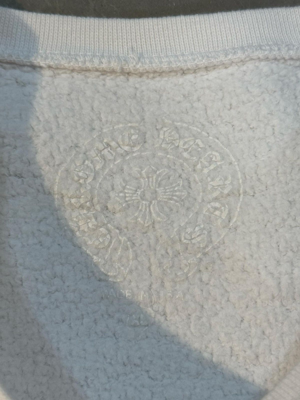 Chrome Hearts Chrome Hearts Horseshoe Floral White Crewneck Size US XL / EU 56 / 4 - 11 Thumbnail