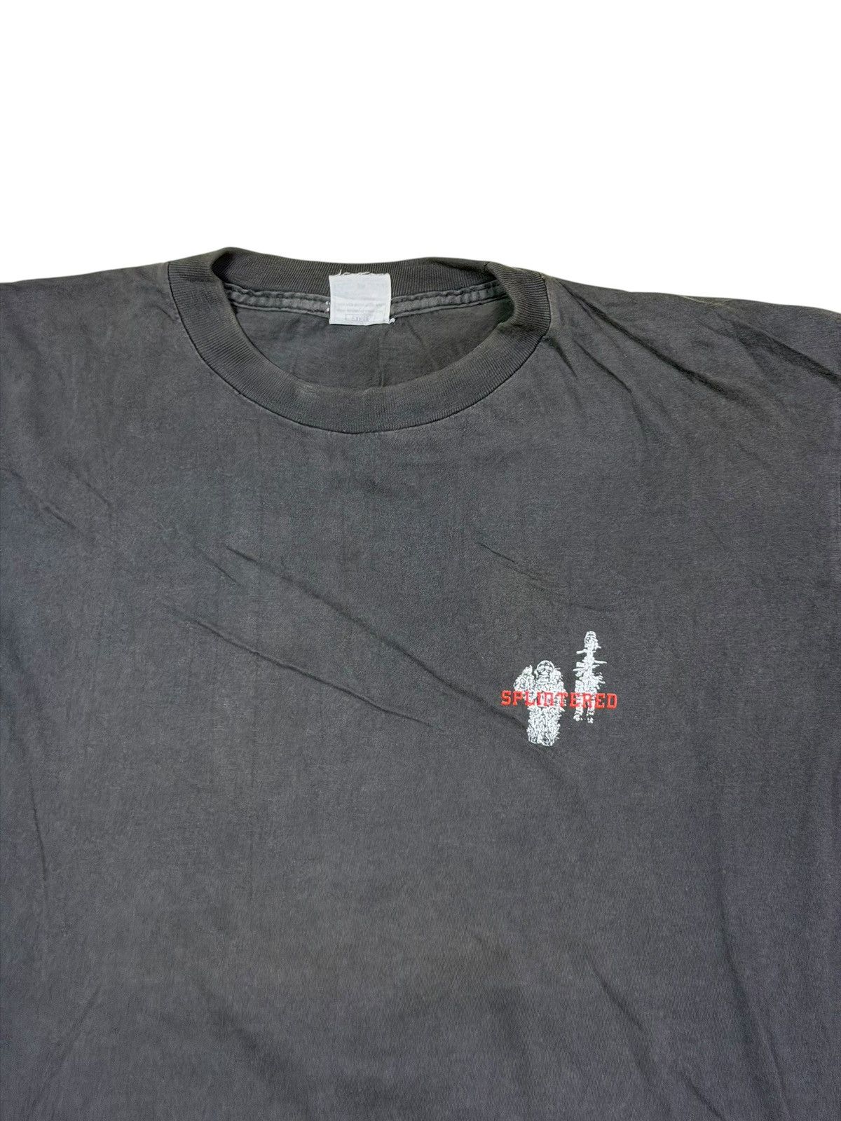 Vintage *RARE* 1990s VINTAGE SPLINTERED LONGSLEEVES NOISE ROCK UK Size US L / EU 52-54 / 3 - 3 Thumbnail