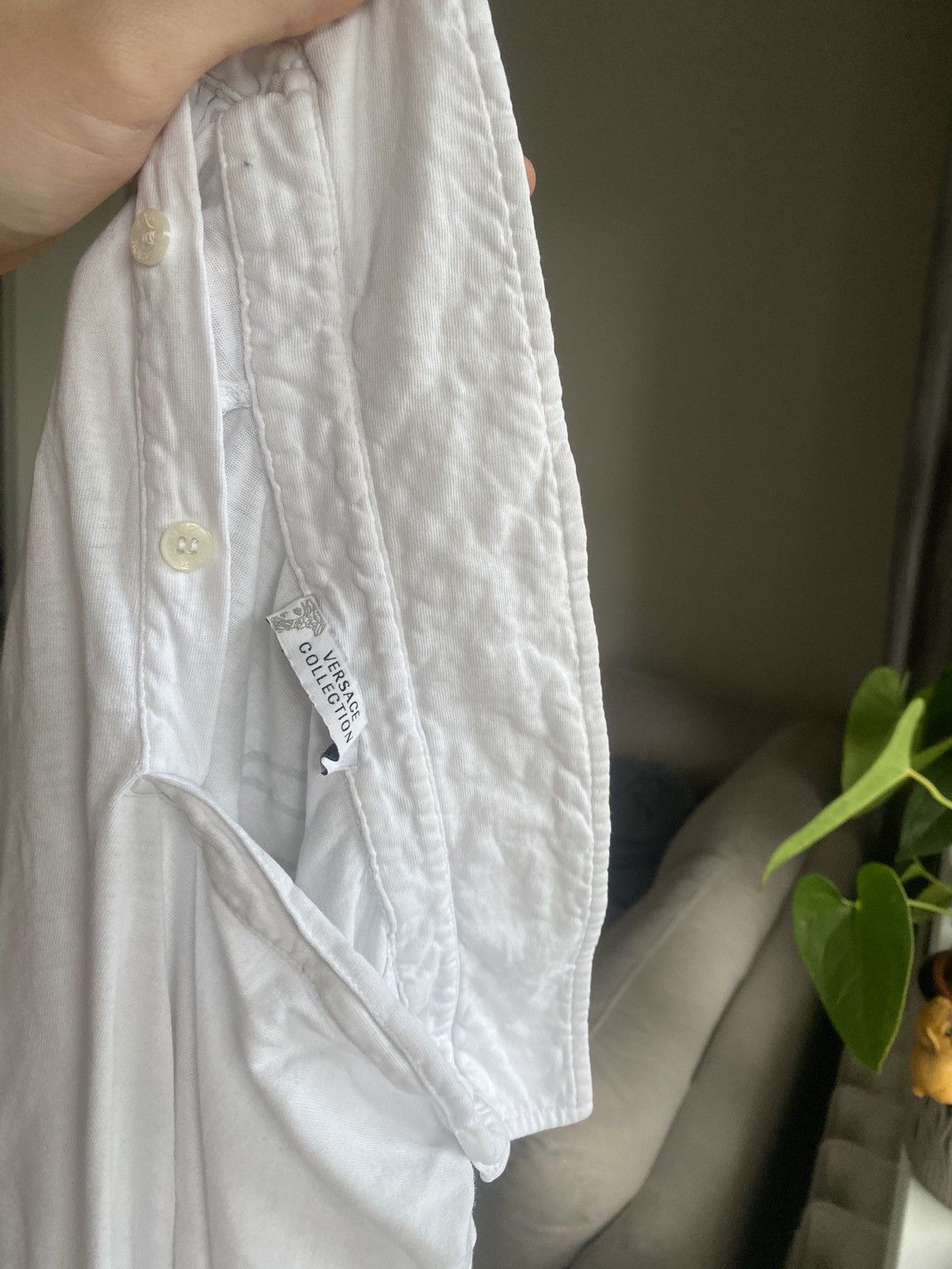 Versace Luxury Versace collection polo shirt with big medusa on back Size US M / EU 48-50 / 2 - 12 Thumbnail