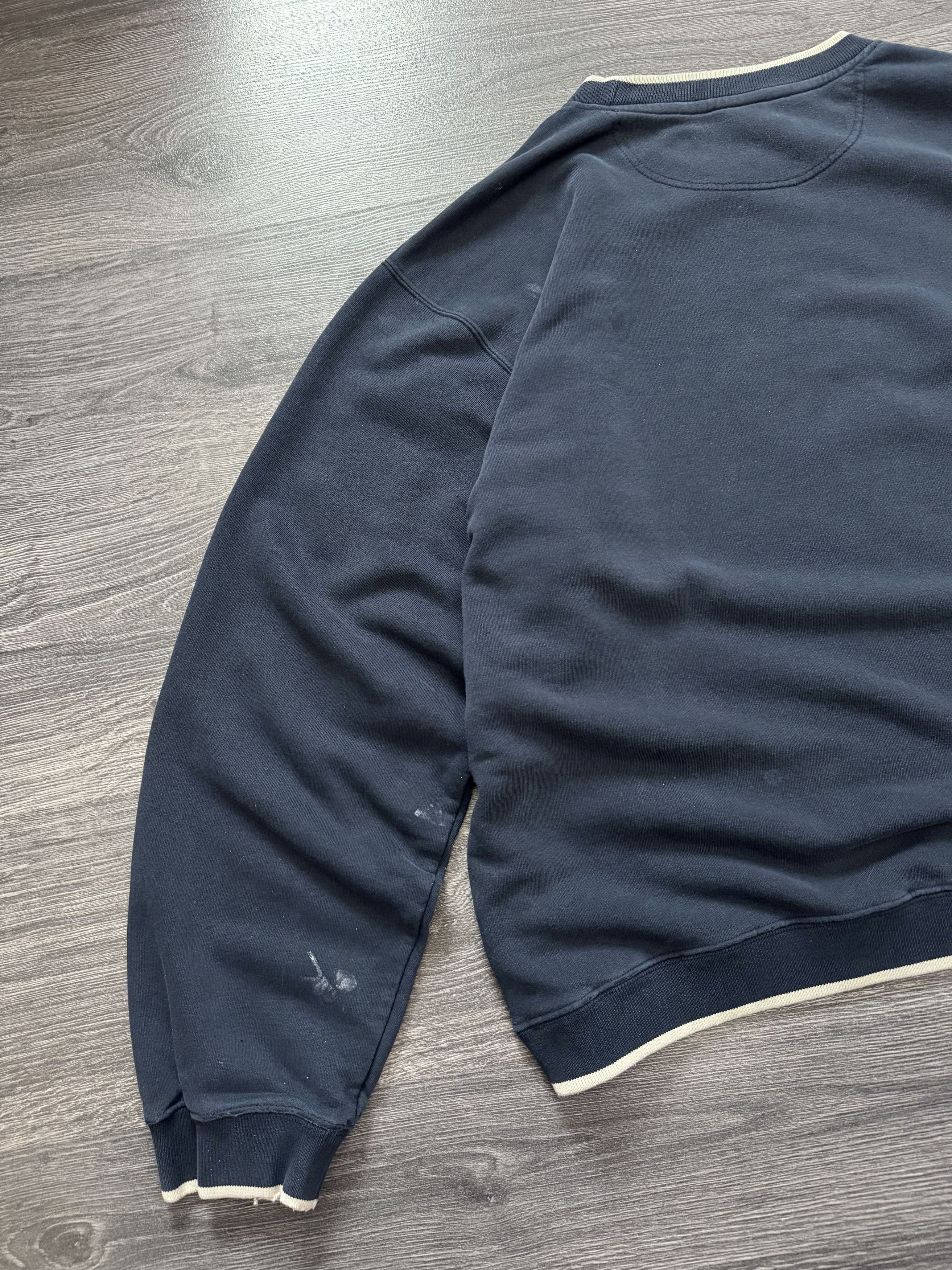 Nike Vintage Trashed Nike Centre Swoosh Baggy Sweatshirt Size US L / EU 52-54 / 3 - 4 Thumbnail