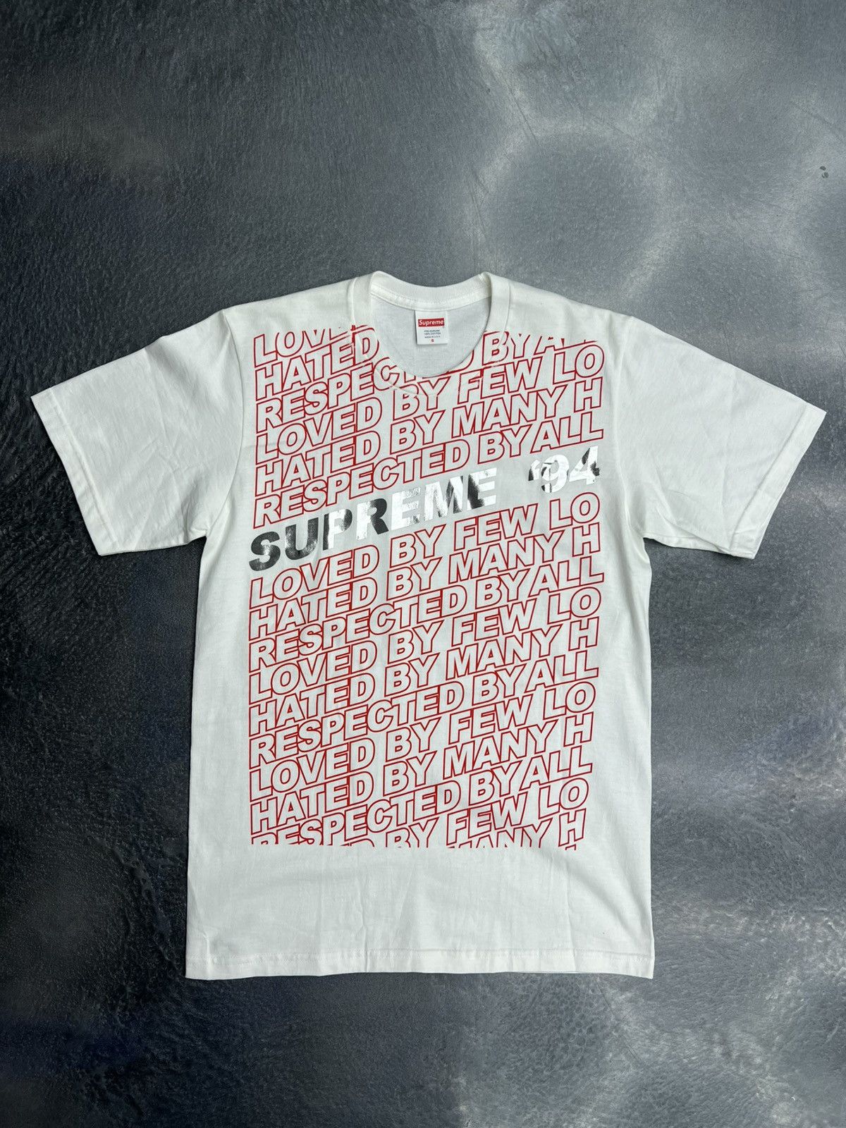 Supreme Supreme Respected T-Shirt Size US S / EU 44-46 / 1 - 1 Thumbnail