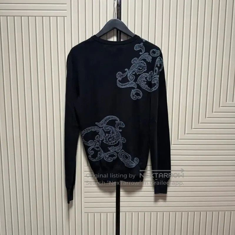 Versace Versace Black Wool Blend Pullover Sweater . Size US M / EU 48-50 / 2 - 2 Thumbnail