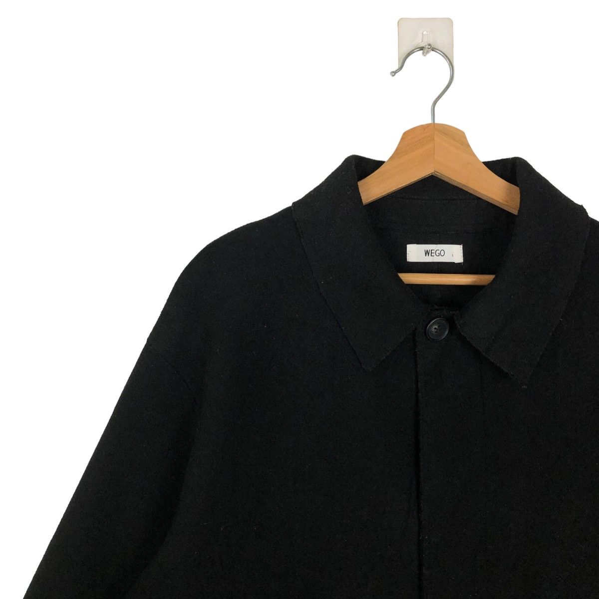 Japanese Brand × Vintage 🔥VINTAGE WOOL CROPPED BIKER JACKET WEGO ISSEY MIYAKE Size US L / EU 52-54 / 3 - 6 Thumbnail