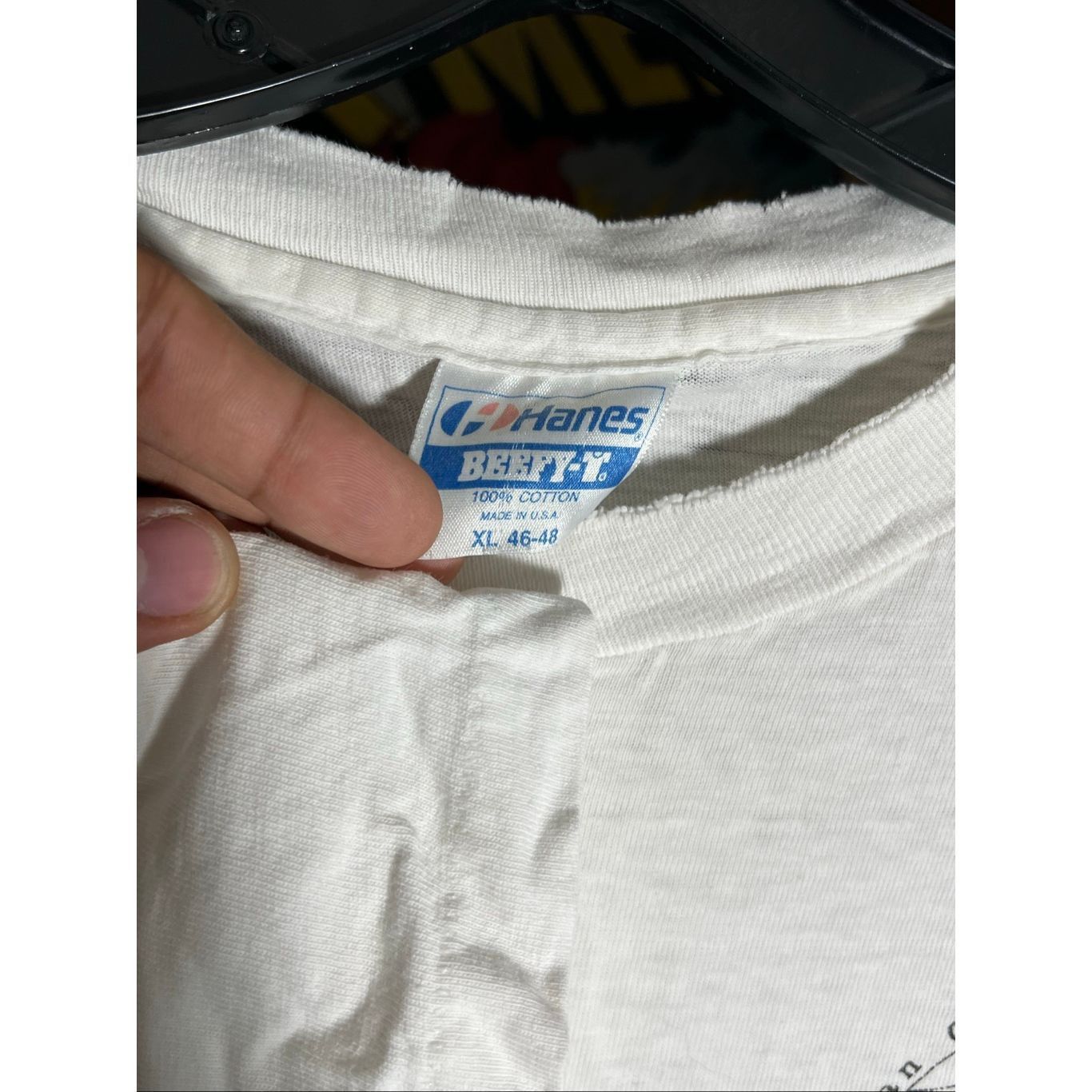 Hanes Vintage 80s Wake Forest University Of Medicine Vitruvian Man Size US XL / EU 56 / 4 - 4 Thumbnail