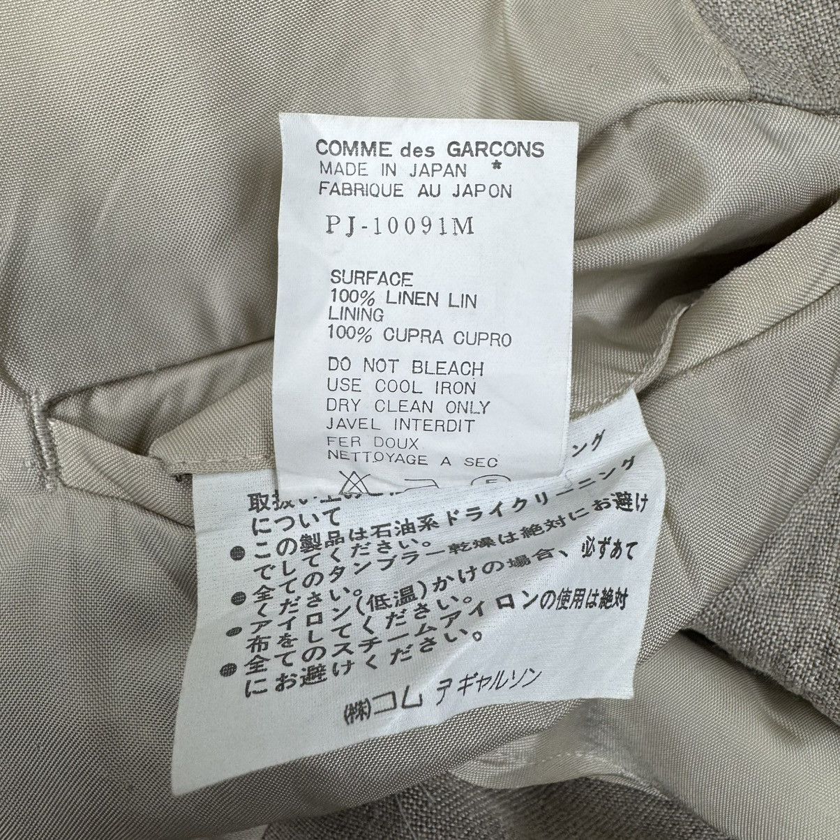 Comme des Garcons Homme Plus 🌟CDG HOMME PLUS AW1995 LINEN BLAZER COAT Size US M / EU 48-50 / 2 - 14 Thumbnail