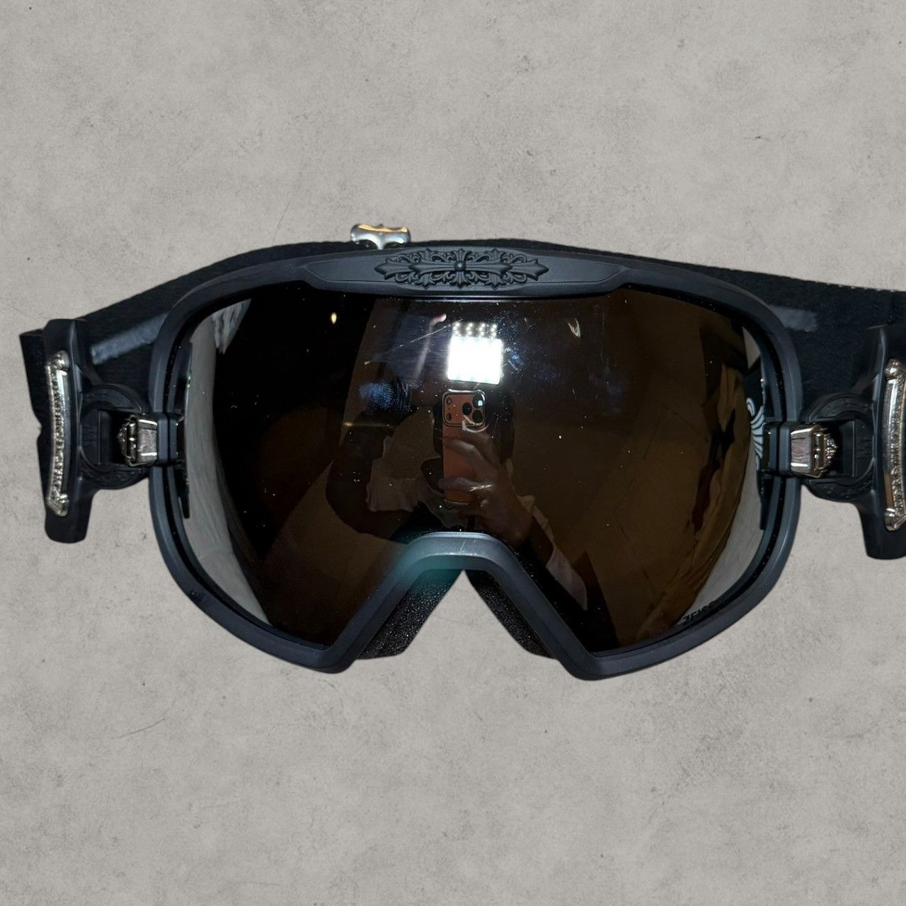 Chrome Hearts Chrome Hearts Silver Morning Floral Strap .925 Ski Goggles Size ONE SIZE - 3 Thumbnail