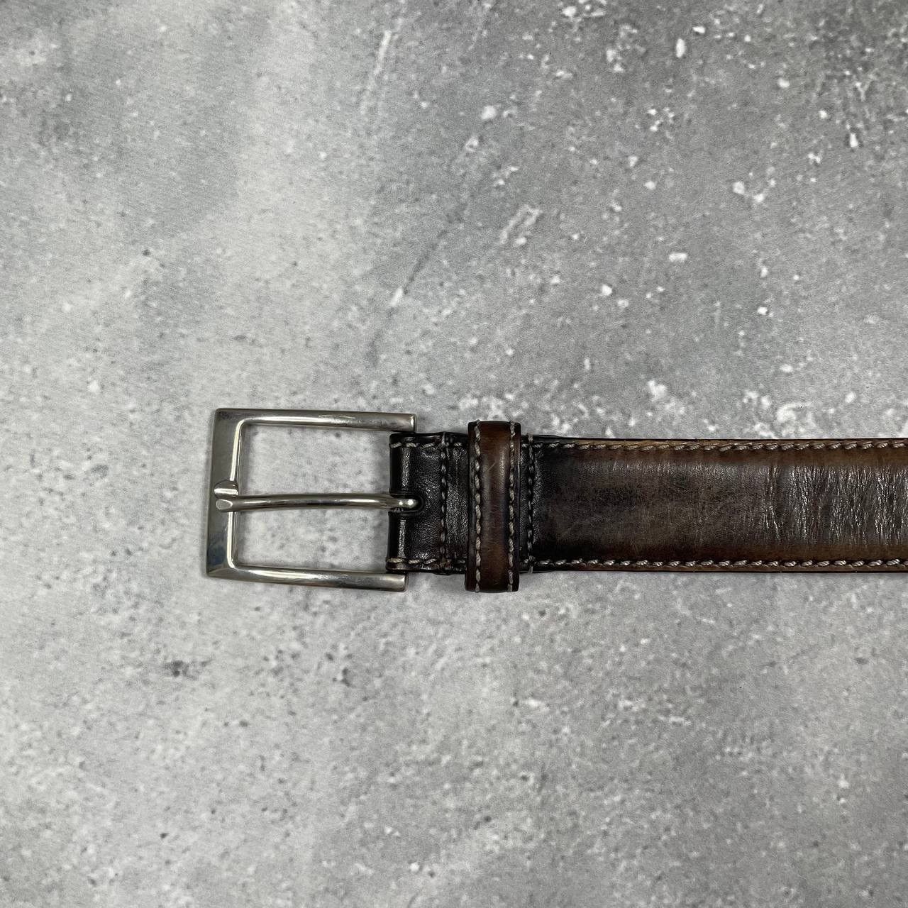 Barneys New York × Designer Harris Dal for Barneys New York Belt Brown/ Black Size 34 Size 34 - 2 Thumbnail