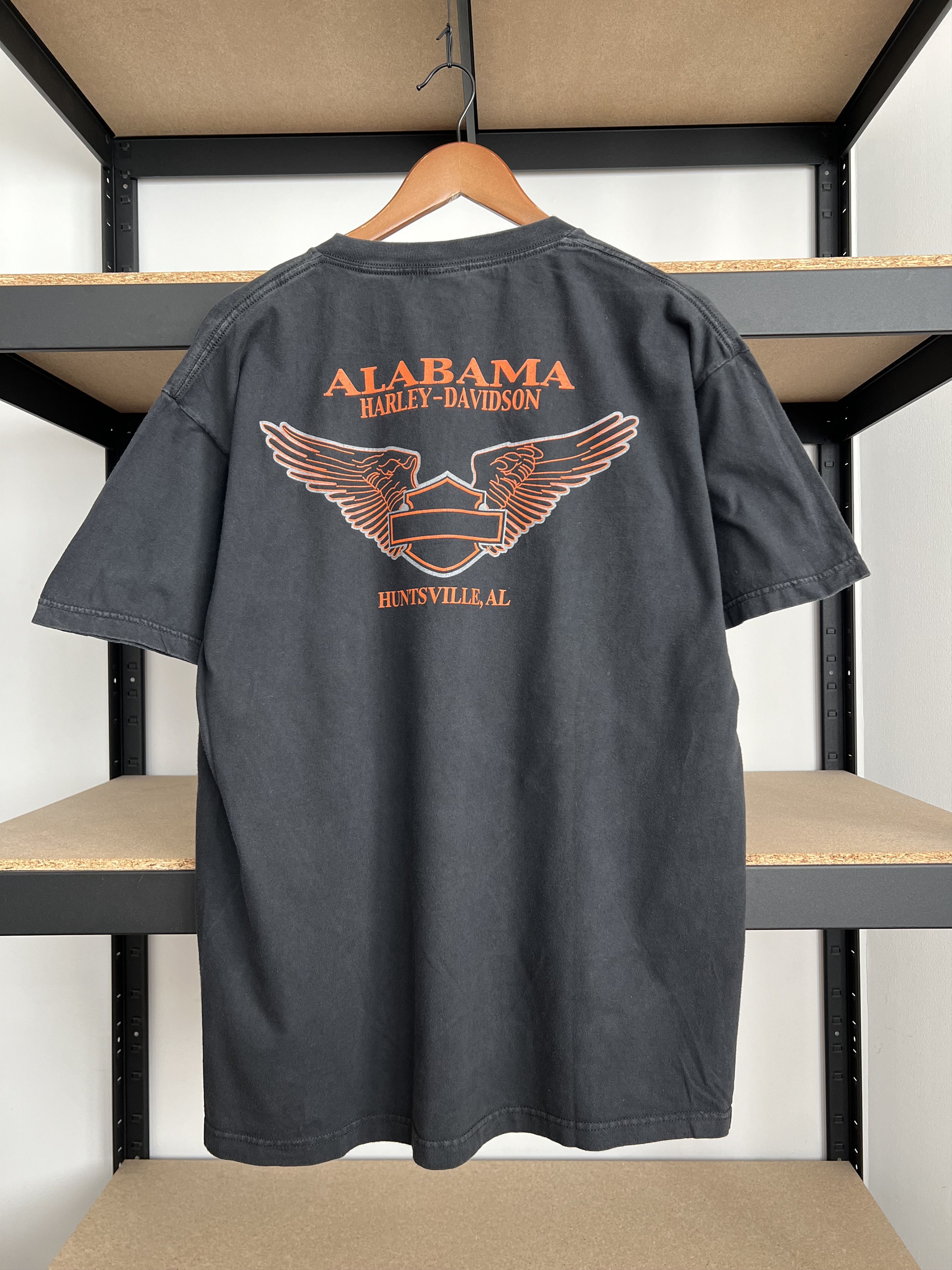 Harley Davidson Vintage 2000s Harley Davidson Fire Flame Freedom Alabama Tee Size US XL / EU 56 / 4 - 2 Thumbnail