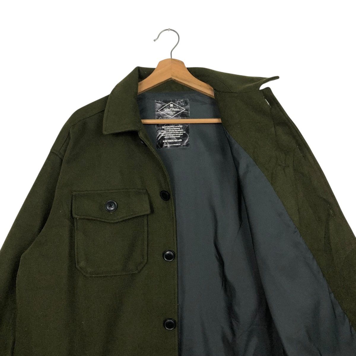 Japanese Brand 🔥VINTAGE WOOL CHORE WORK JACKET RAGEBLUE JPN ISSEY MIYAKE Size US M / EU 48-50 / 2 - 14 Thumbnail