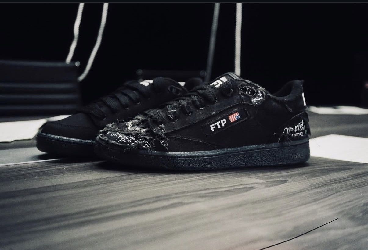 Fuck The Population FTP x Reebok Club C Bulc Size US 8.5 / EU 41-42 - 14 Thumbnail