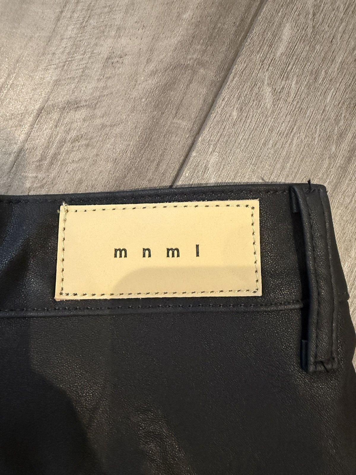 MNML MNML Waxed “Bolan” Style Denim Size US 33 - 7 Thumbnail