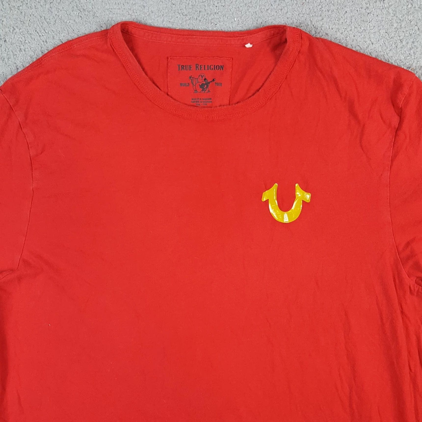 True Religion True Religion Jeans World Tour Vintage Buddha Logo Men's 3XL Retro T Shirt Shirt Mens 3XL Red Cotton Embroidered Logo Vintage 90s Retro Y2K Size US XXL / EU 58 / 5 - 3 Thumbnail