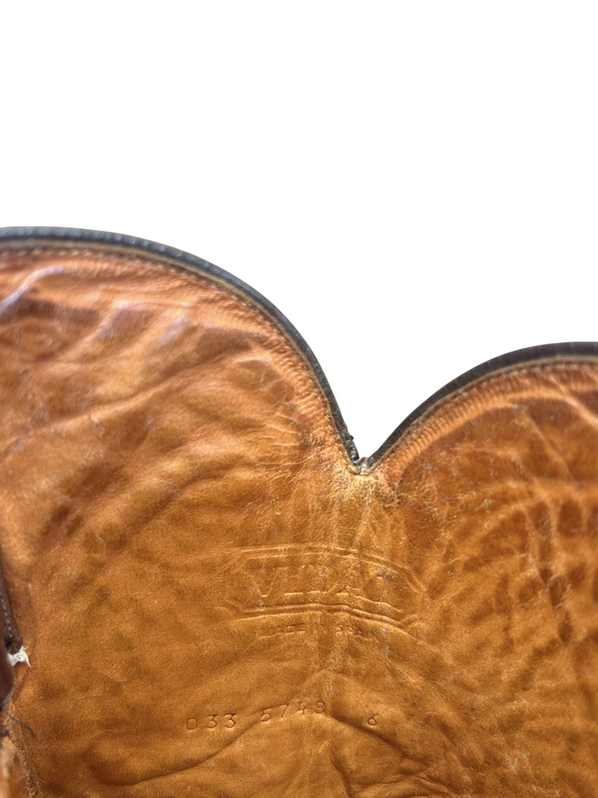 Cowboy Equipment Vintage Western Cowboy Leather Brown boots Size US 7 / IT 37 - 8 Thumbnail