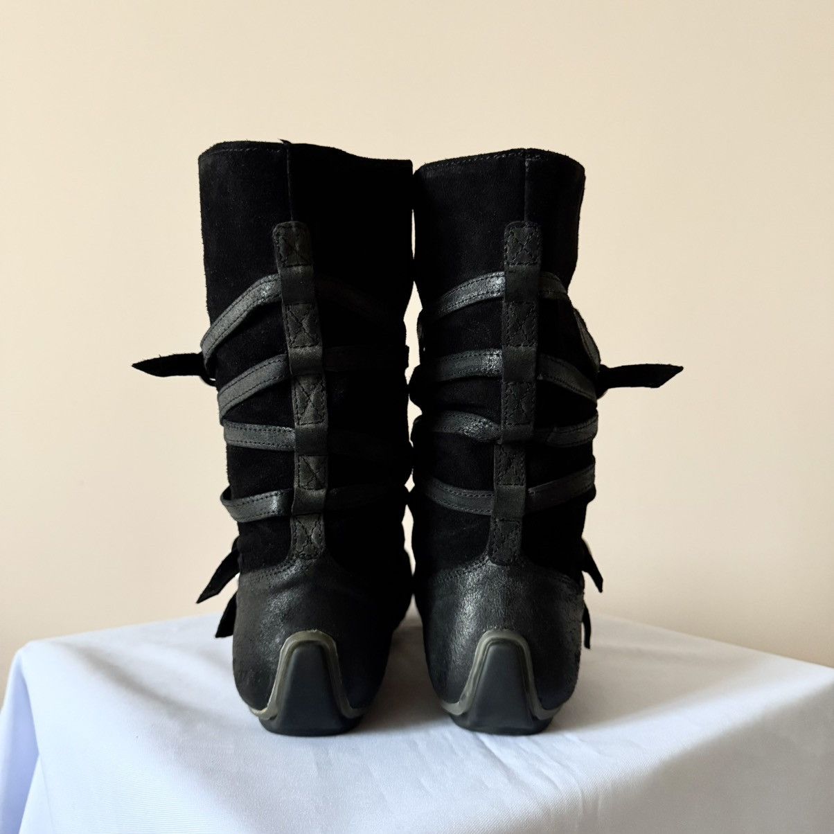 Dirk Bikkembergs Punk Kickers Straps Boxing Biker Boots Bikkembergs Rick Vibe Size US 8 / IT 38 - 8 Thumbnail