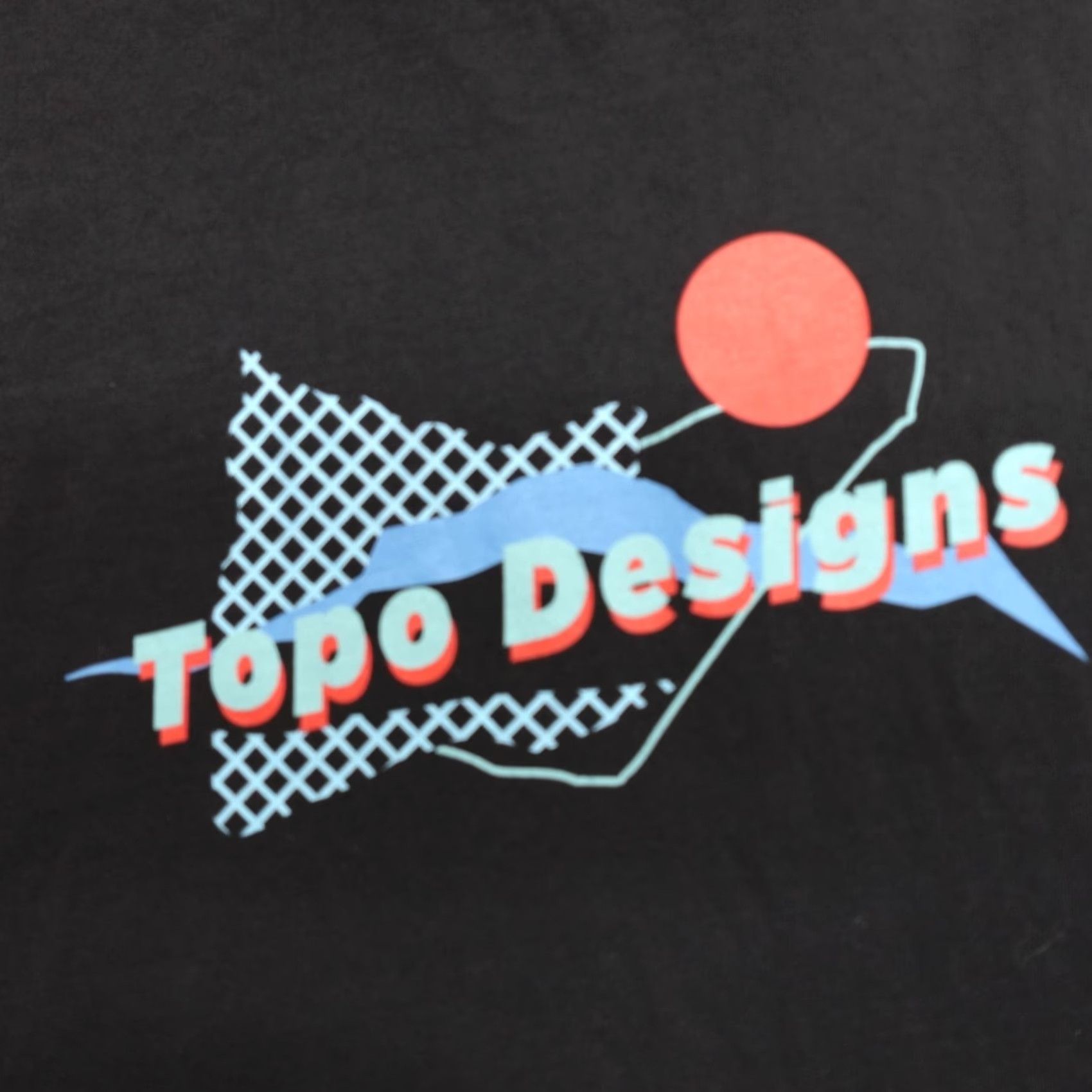 Topo Designs VINTAGE Topo Designs Shirt M Black Men Short Sleeve Crew Neck Cotton T-Shirt Size US M / EU 48-50 / 2 - 2 Thumbnail