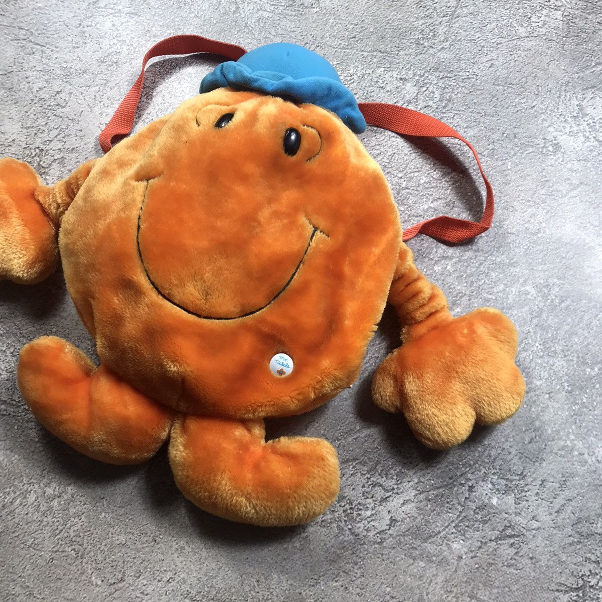 Vintage Vintage Y2K Plush Backpack Toy Streetwear Character Orange O Size ONE SIZE - 3 Thumbnail