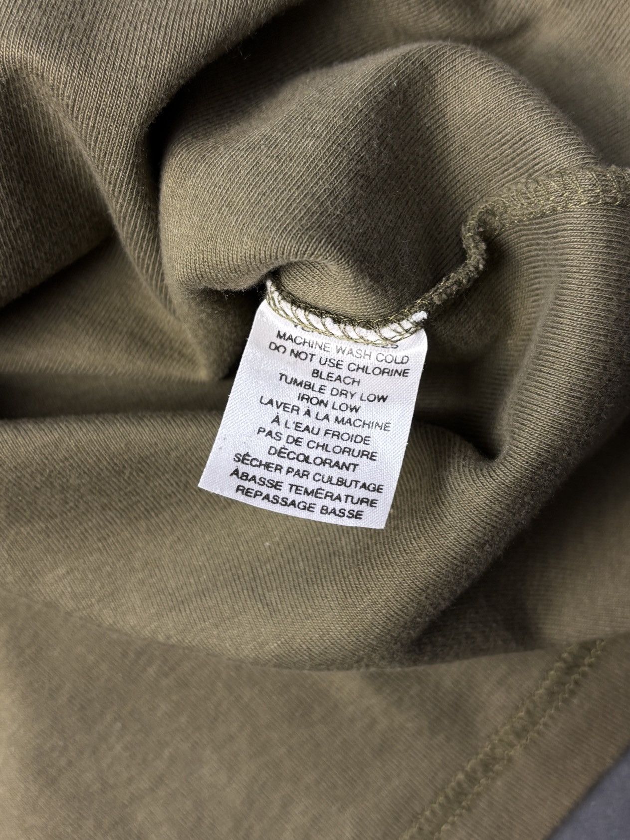 Vintage Y2K 2000s Vintage Tee Drab Olive Green Stretch Jil Sander Size L / US 10 / IT 46 - 6 Thumbnail