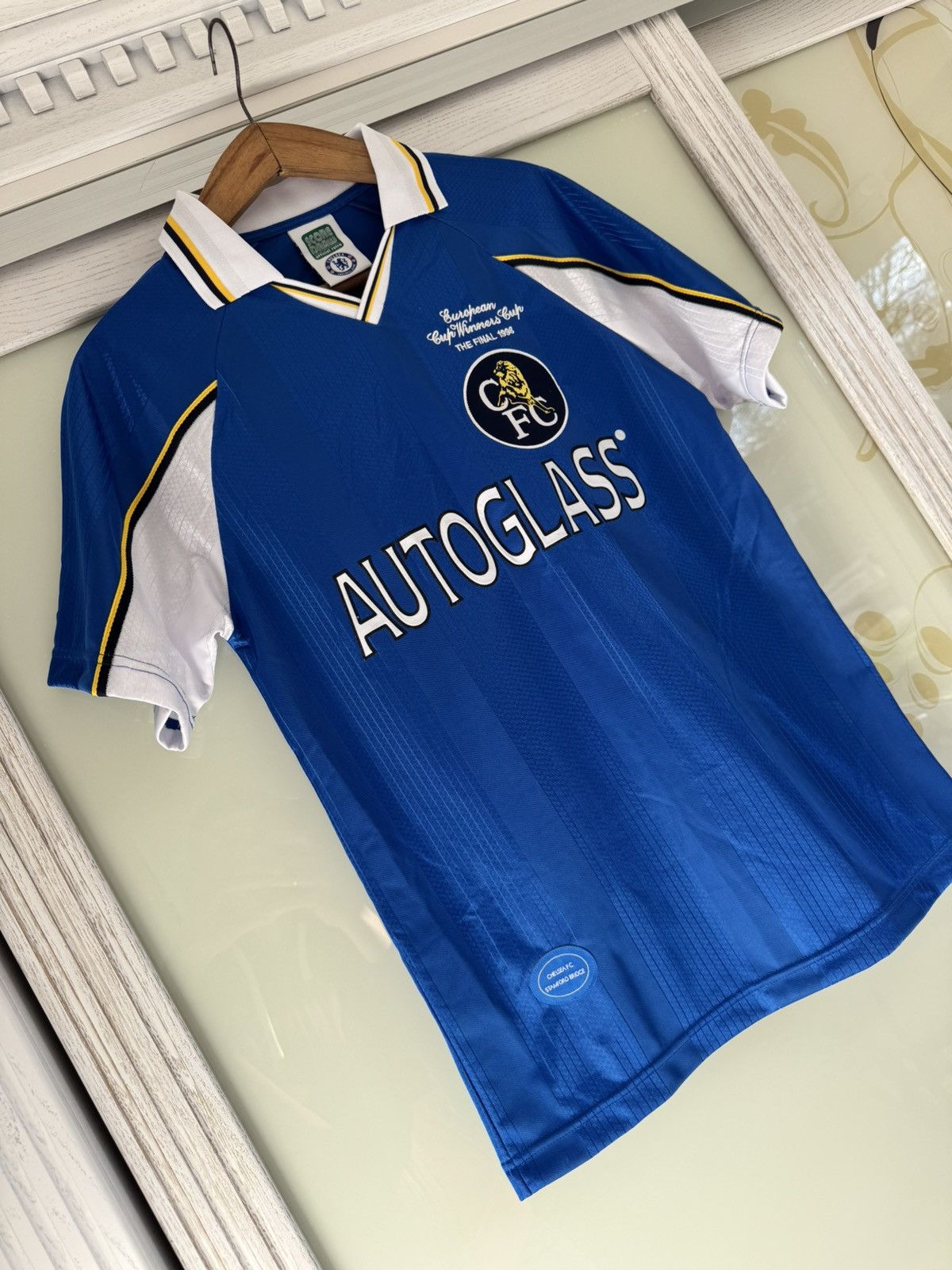 Umbro Vintage Chelsea 1997-1999 Score Draw Home Soccer Jersey Kit Size US S / EU 44-46 / 1 - 4 Thumbnail