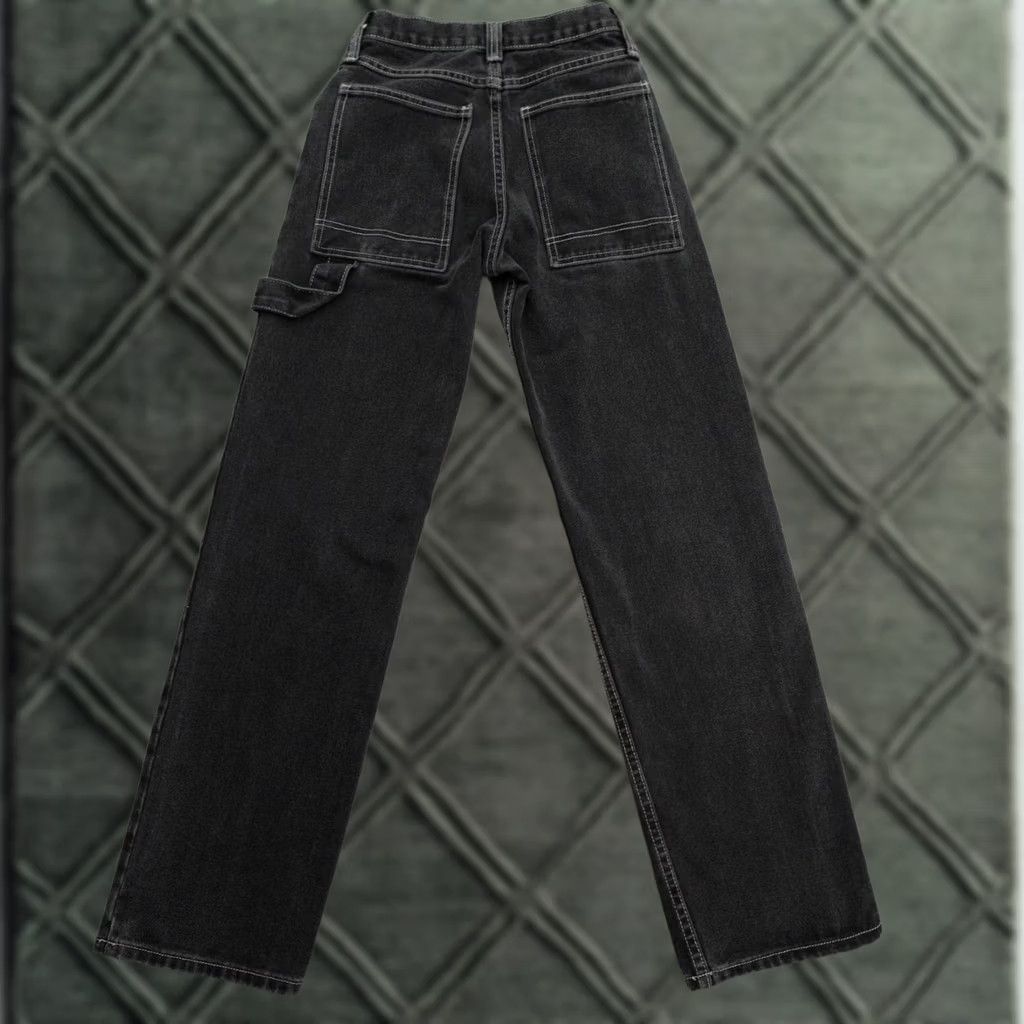 Vintage J. GALT Jeans Womens Size Small Carpenter High-Rise Pants Cinch Waist 24x32 - Pre-Owned Size 28" / US 6 / IT 42 - 1 Thumbnail