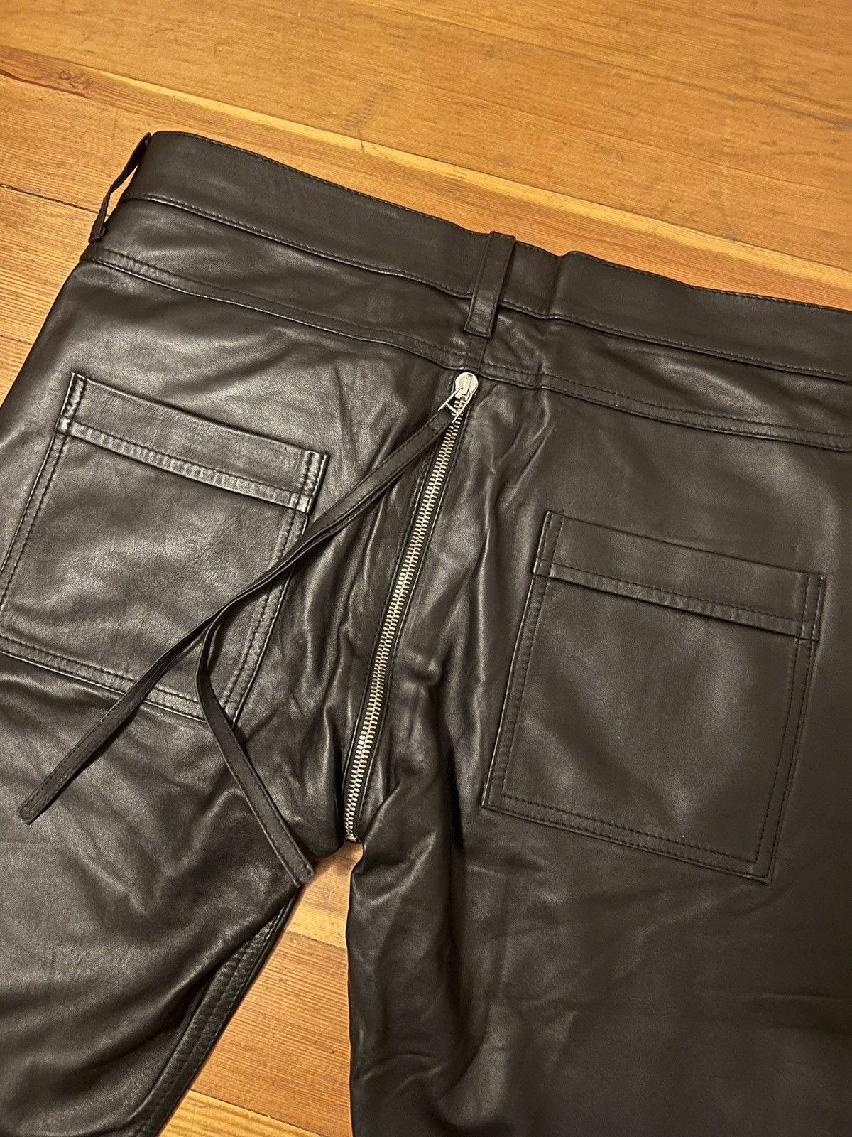 Hood By Air 2015 Leather Hockey Pants Runway Exclusive RARE* Size US 32 / EU 48 - 4 Thumbnail