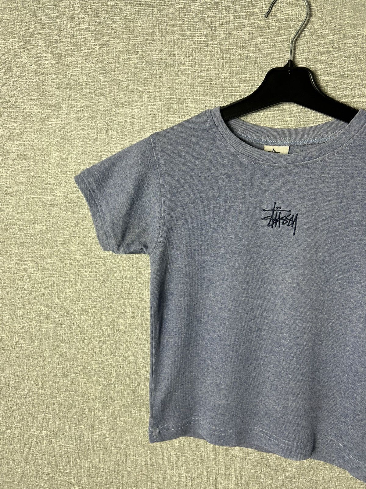 Stussy × Vintage Rare Vintage Stussy Made in USA Embroidered Center Logo Tee Size S / US 4 / IT 40 - 3 Thumbnail