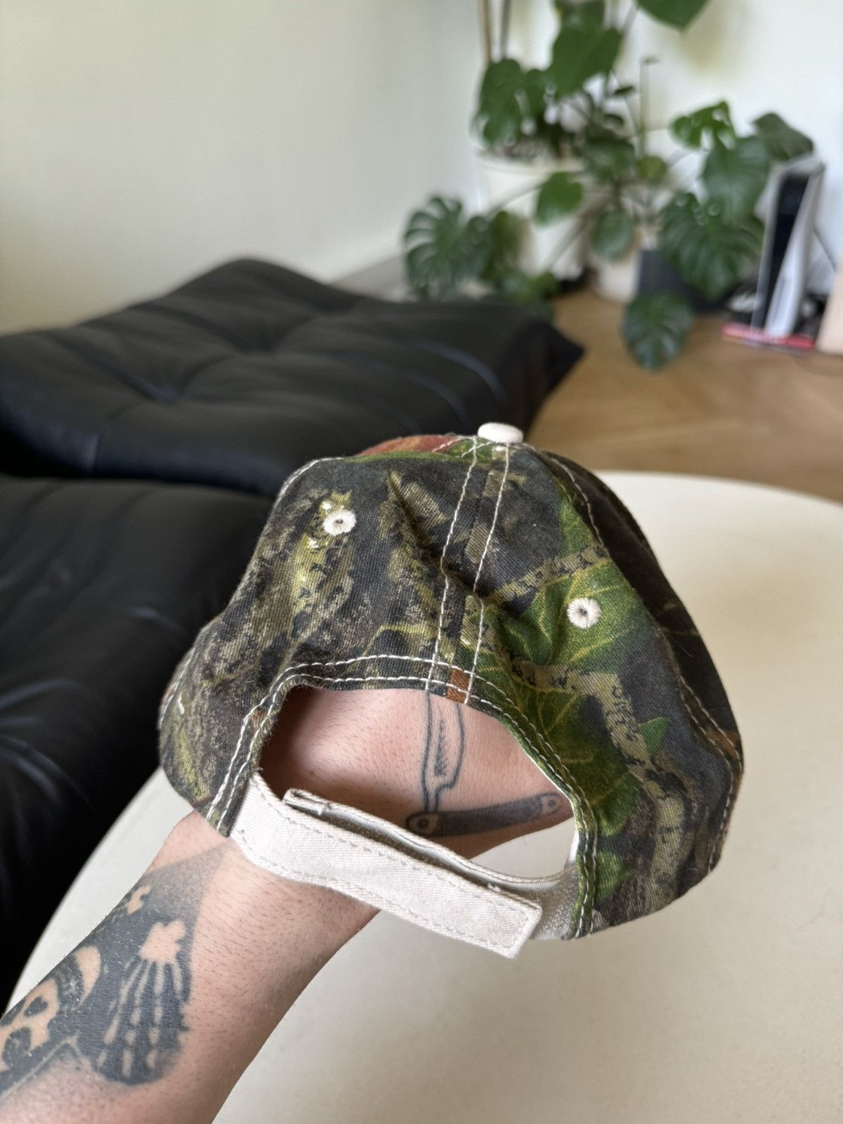 Vintage Dodge RAM Hat Mesh Camo Cap Hat Real Tree Racing Vintage Y2k Size ONE SIZE - 2 Thumbnail