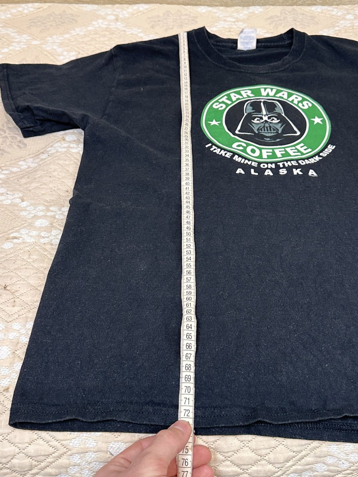 Anime 🔥 Star Wars Coffee Starbucks Vintage T Shirt Movie USA Anime Size US L / EU 52-54 / 3 - 7 Thumbnail