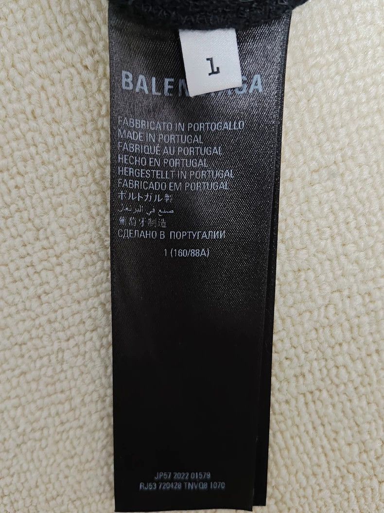 Balenciaga Balenciaga Balenciaga Logo Print Round Neck Sweatshirt-250 Size US M / EU 48-50 / 2 - 6 Thumbnail