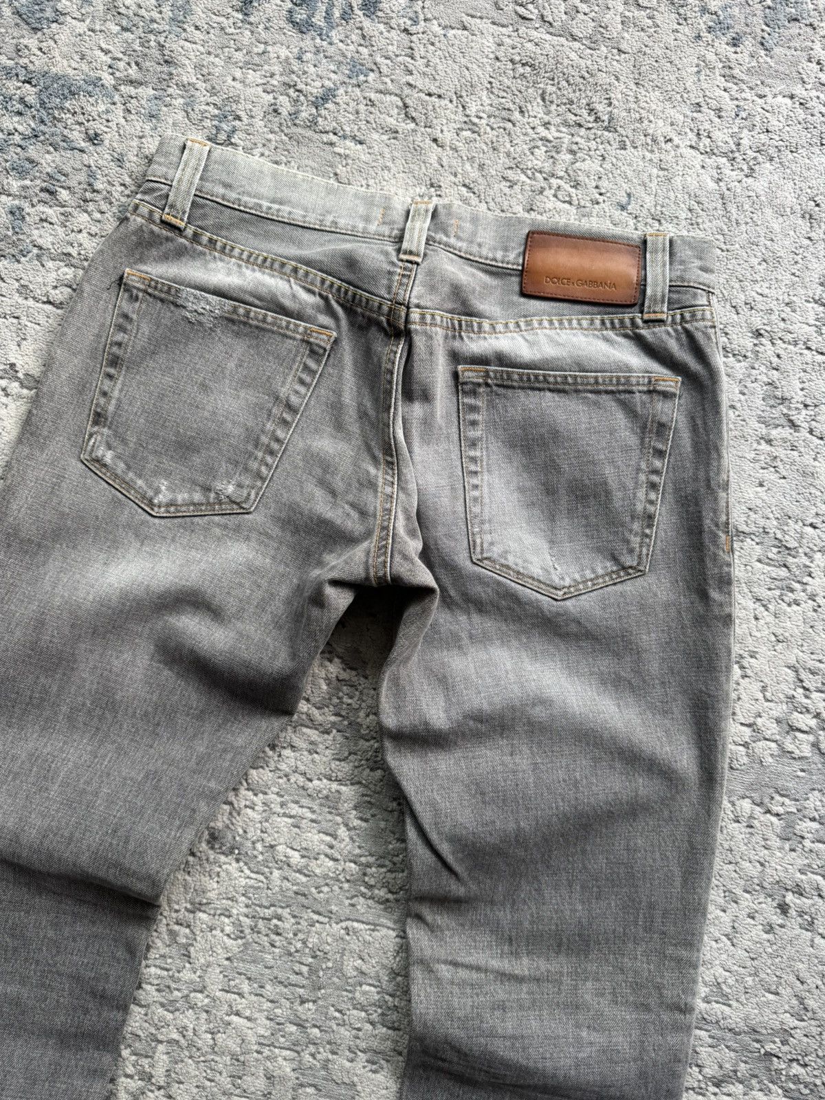Dolce & Gabbana Dolce Gabbana Vintage Gray Denim Jeans Size 46 made in Italy Size US 31 - 8 Thumbnail