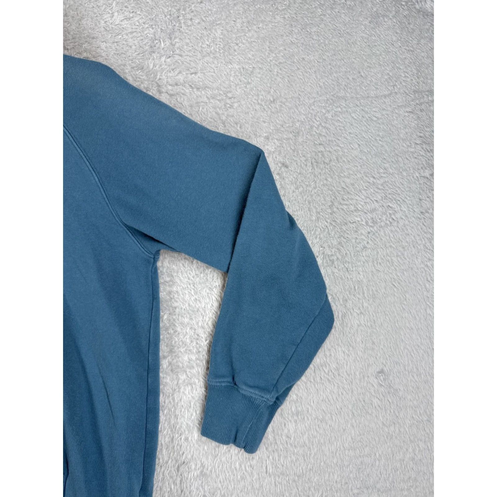 The North Face The North Face Hoodie Womens L Blue Pullover Hoodie Pockets Logo Cotton Sweatshirt Regular Fit Size L / US 10 / IT 46 - 2 Thumbnail