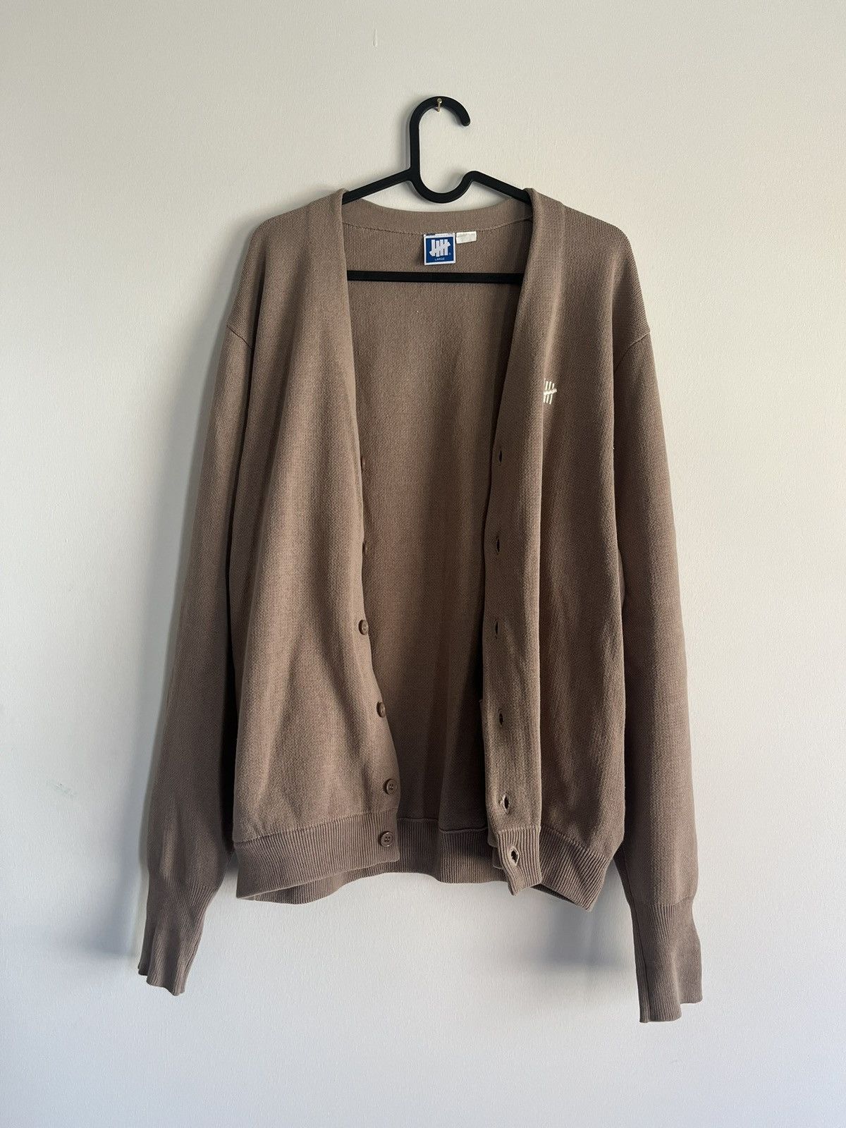 Undefeated Undefeated Beige Cardigan Size US L / EU 52-54 / 3 - 3 Thumbnail