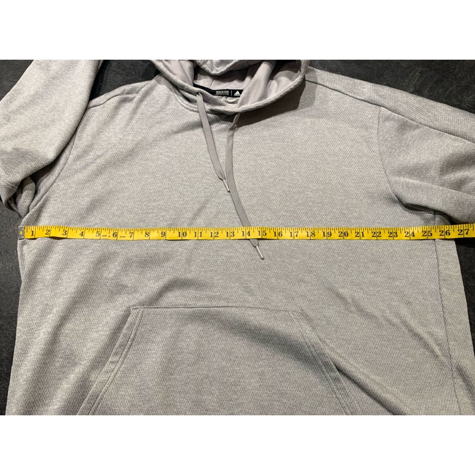 Adidas Adidas Hoodie Mens 2XL Sweatshirt Gray Pullover Fleece Logo Athletic Sports Activewear Size US XXL / EU 58 / 5 - 4 Thumbnail