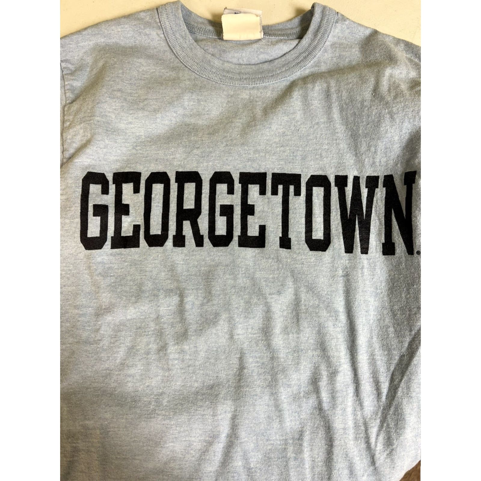 Champion Champion Shirt Mens Small S Spell Out Georgetown University Gray College Logo Preppy All Seasons 30? Wait no. Size US S / EU 44-46 / 1 - 4 Thumbnail
