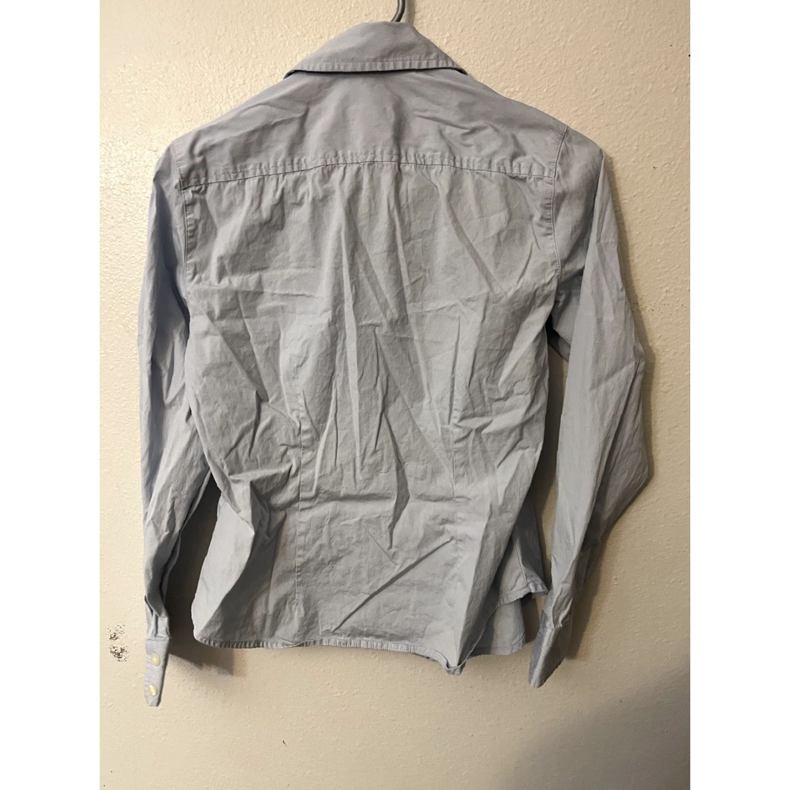 Gap VINTAGE Gap Light Blue Button Up Long Sleeve Shirt Women's XS Size XS / US 0-2 / IT 36-38 - 2 Thumbnail