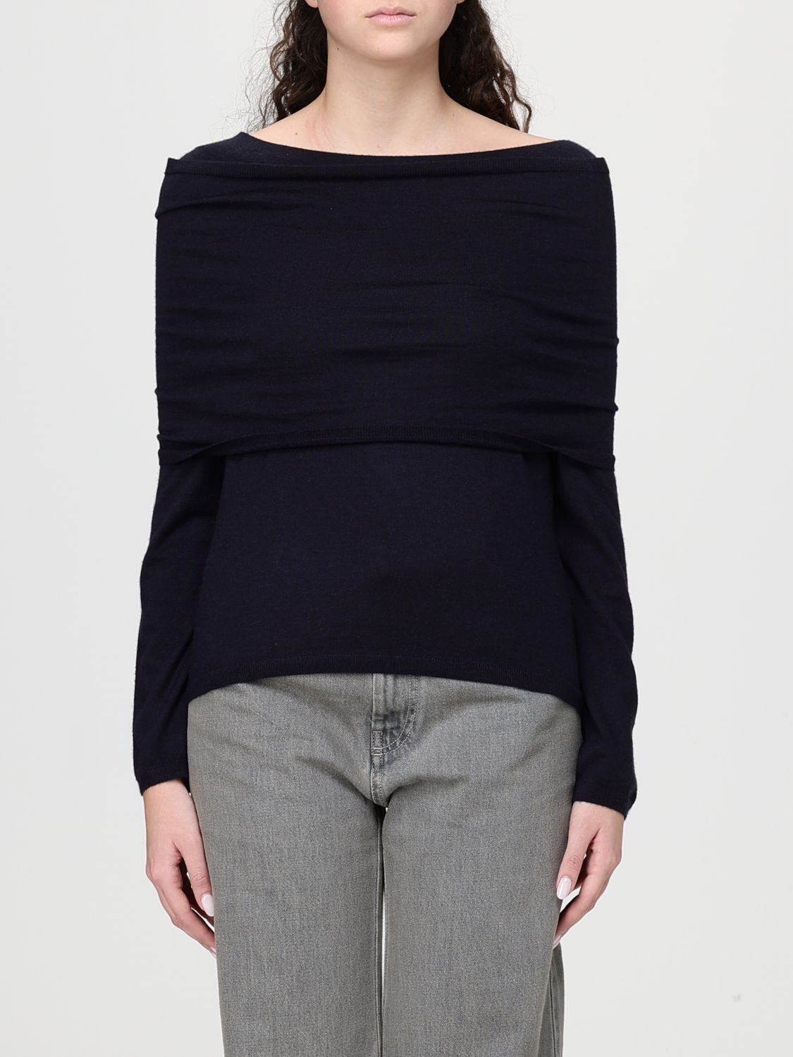 Max Mara Max Mara Sweater Woman Blue Size L / US 10 / IT 46 - 1 Thumbnail
