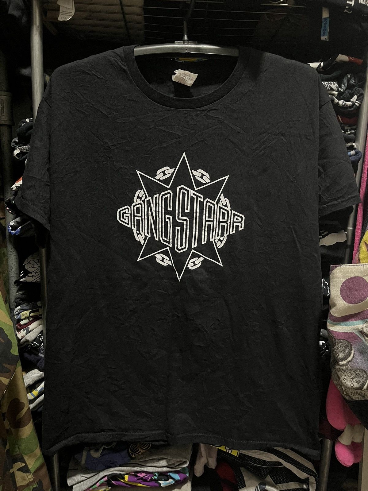 Rap Tees Gang Starr Hip Hop Jazz Rap Tee Logo Size US L / EU 52-54 / 3 - 1 Thumbnail