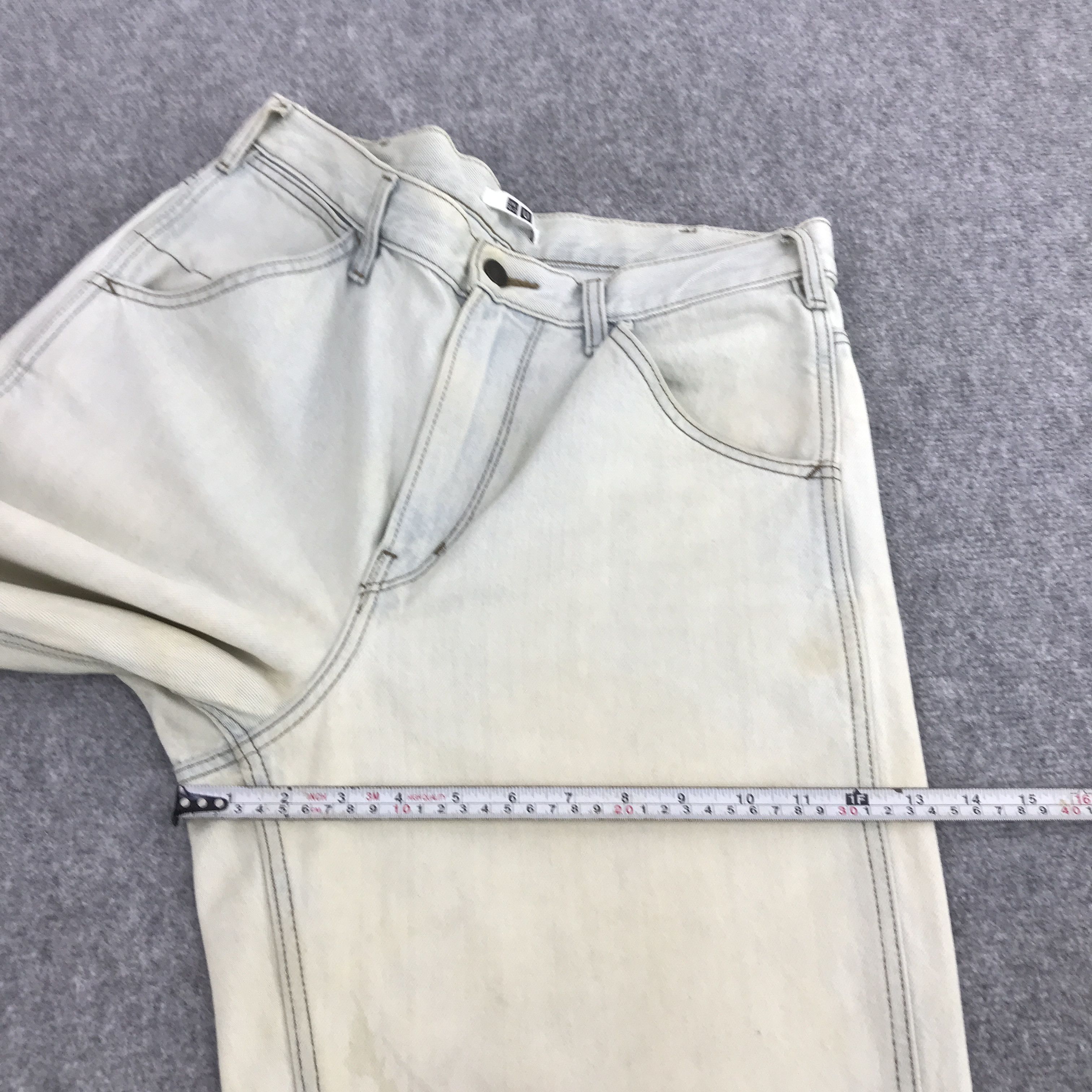 JW Anderson × Uniqlo Jw Anderson x uniqlo baggy Distressed jean pants Size US 30 / EU 46 - 13 Thumbnail