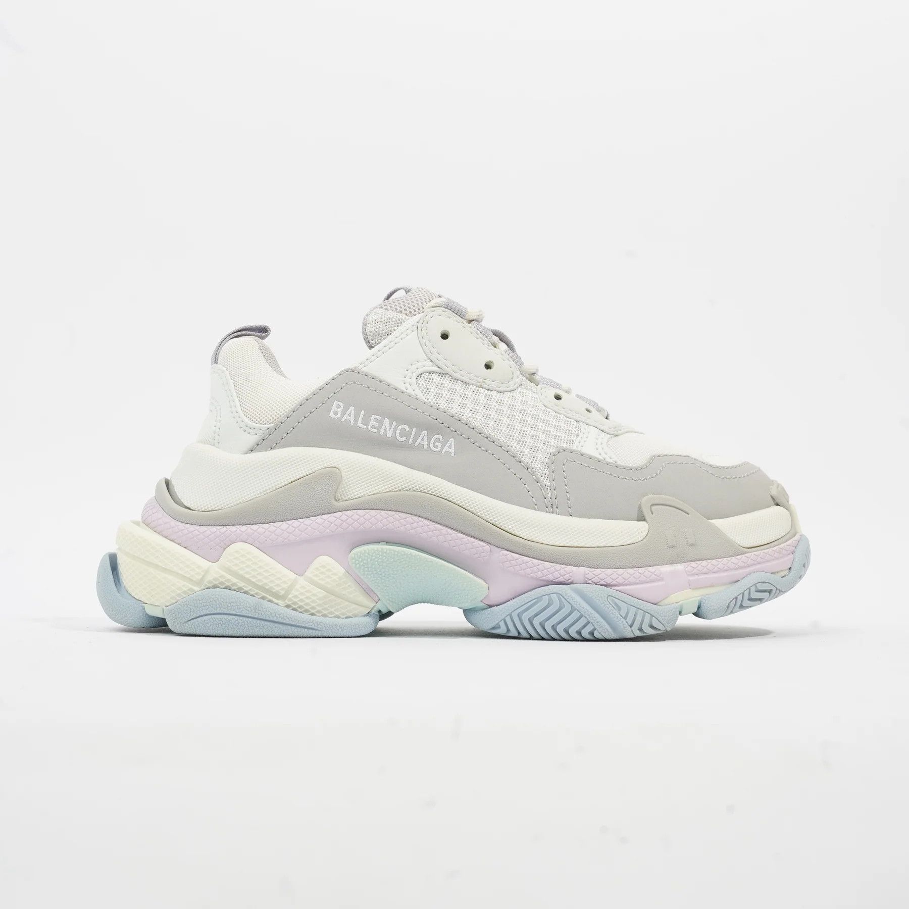 image of Balenciaga O1Srvl11E0424 Triple S Sneakers In Pastel, Women's