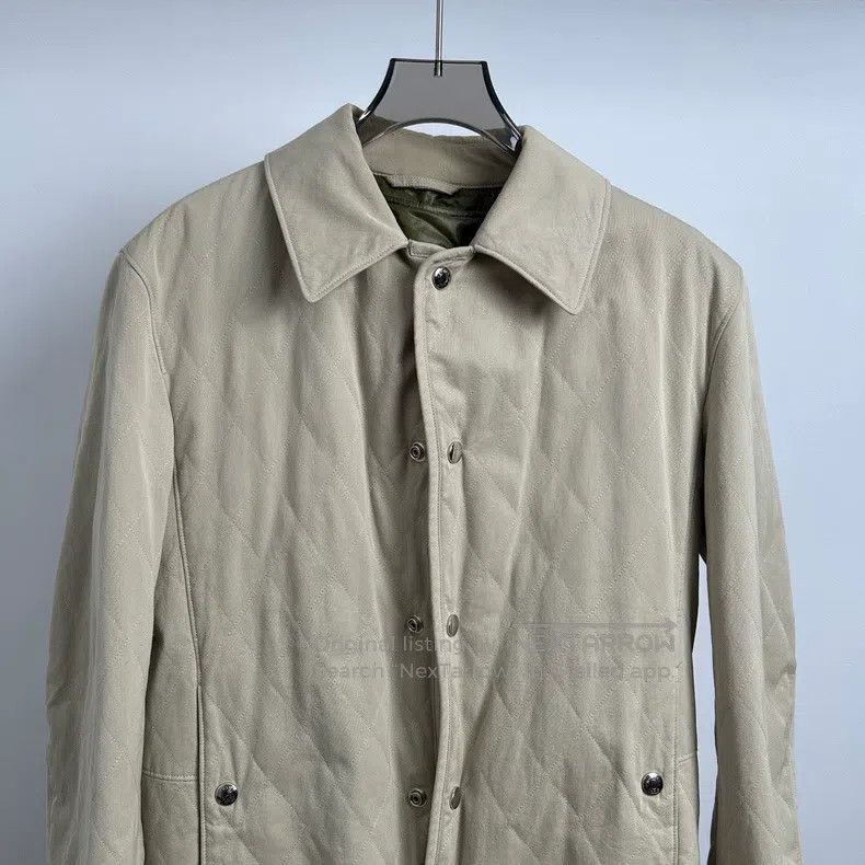 Hermes Hermes Khaki Lapel Cotton Jacket Size S / US 4 / IT 40 - 6 Thumbnail