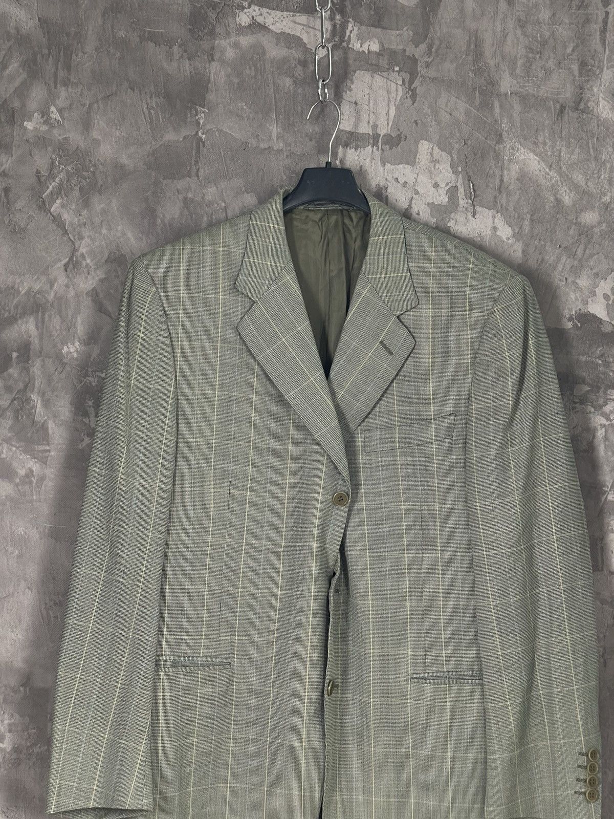 Canali Canali Vintage Luxury Italian Blazer Jacket Size 52R - 2 Thumbnail
