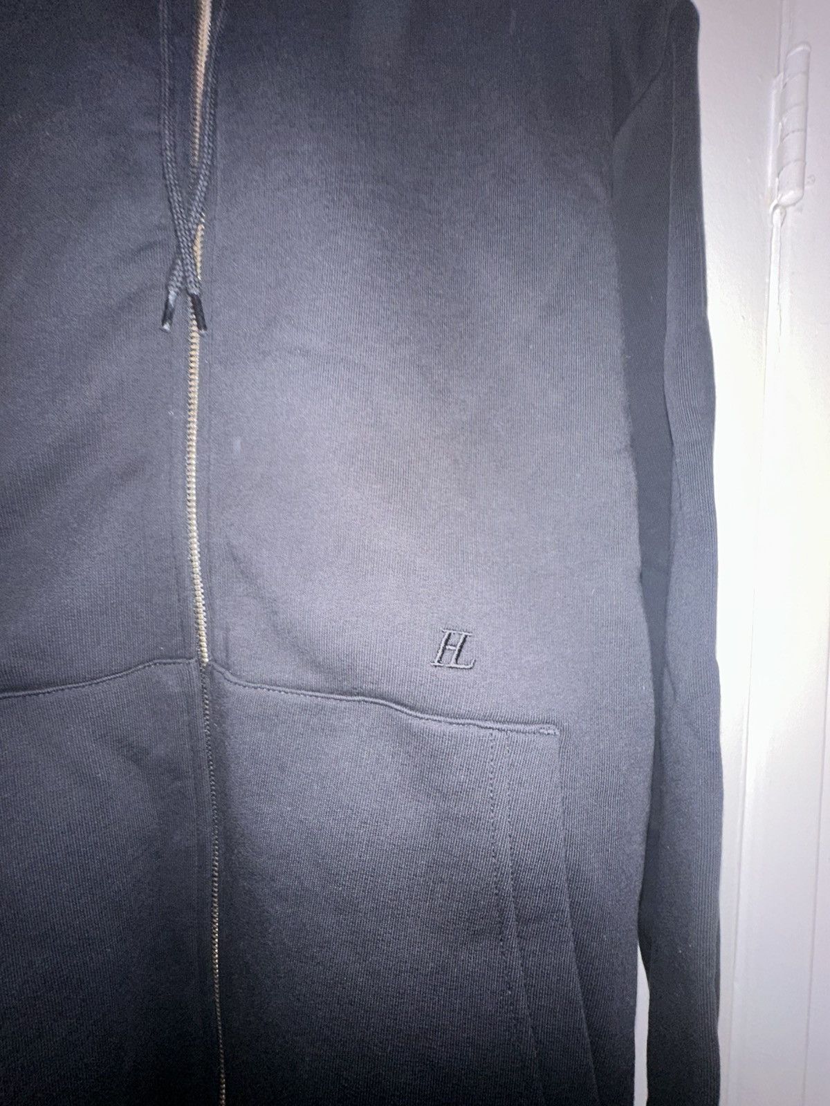 Helmut Lang Helmut Lang COTTON FLEECE ZIP-UP HOODIE Size US S / EU 44-46 / 1 - 7 Thumbnail