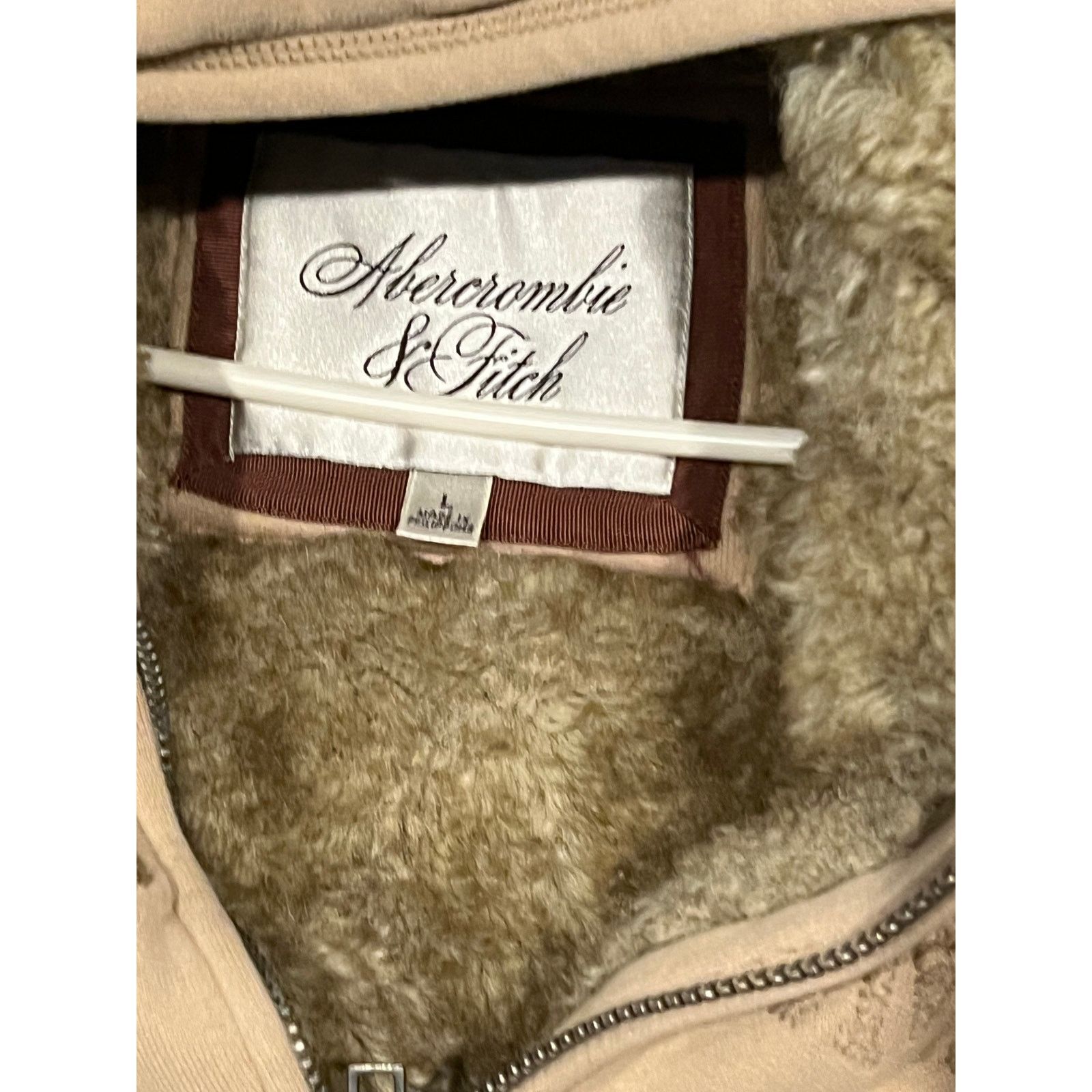 Disney Abercrombie & Fitch Beige Cream Full Zip Hoodie Womans Large Size US L / EU 52-54 / 3 - 4 Thumbnail