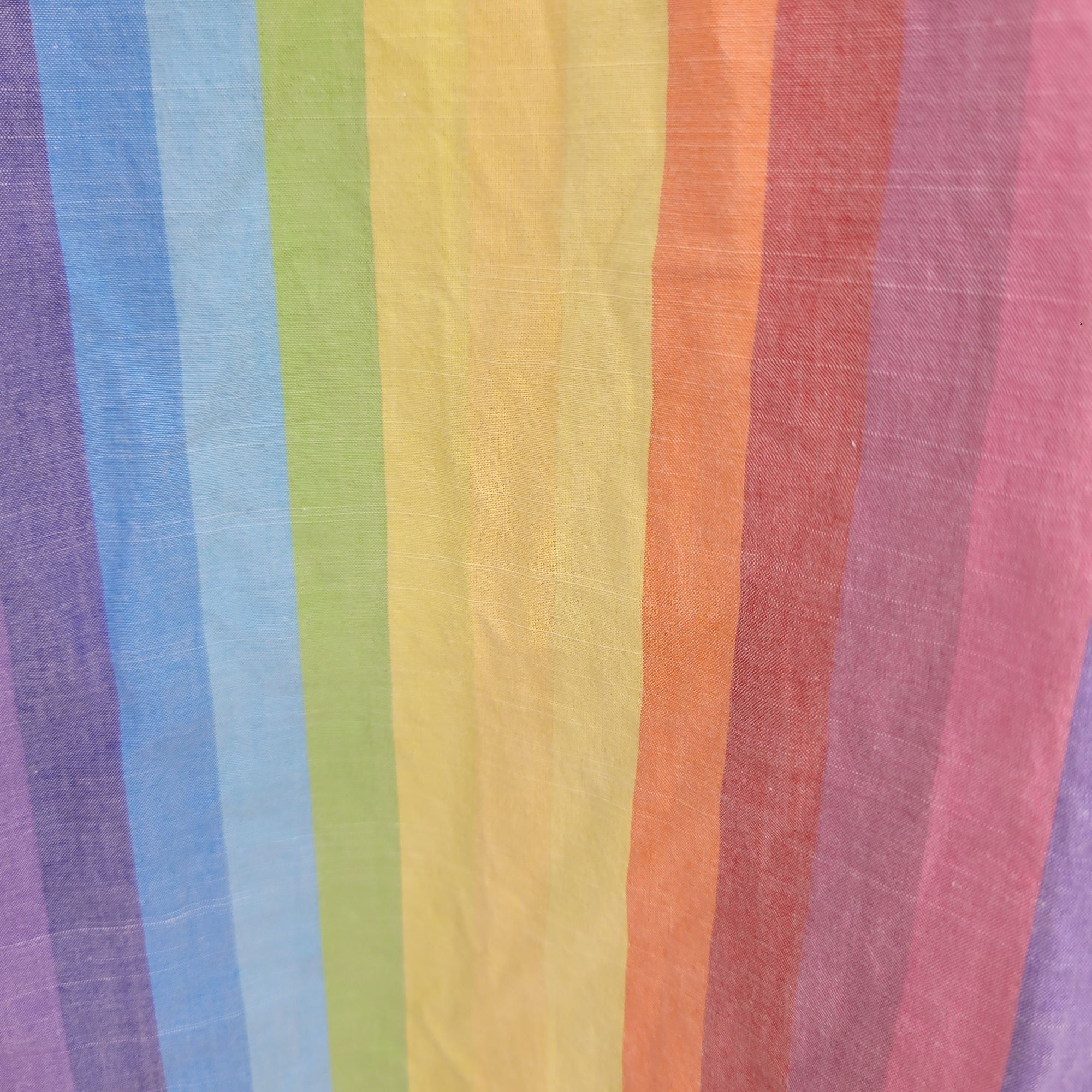 Vintage M.D.S. Stripe Pinafore Shirtdress Sz 2 Rainbow Midi Dress A- Size XS / US 0-2 / IT 36-38 - 4 Thumbnail